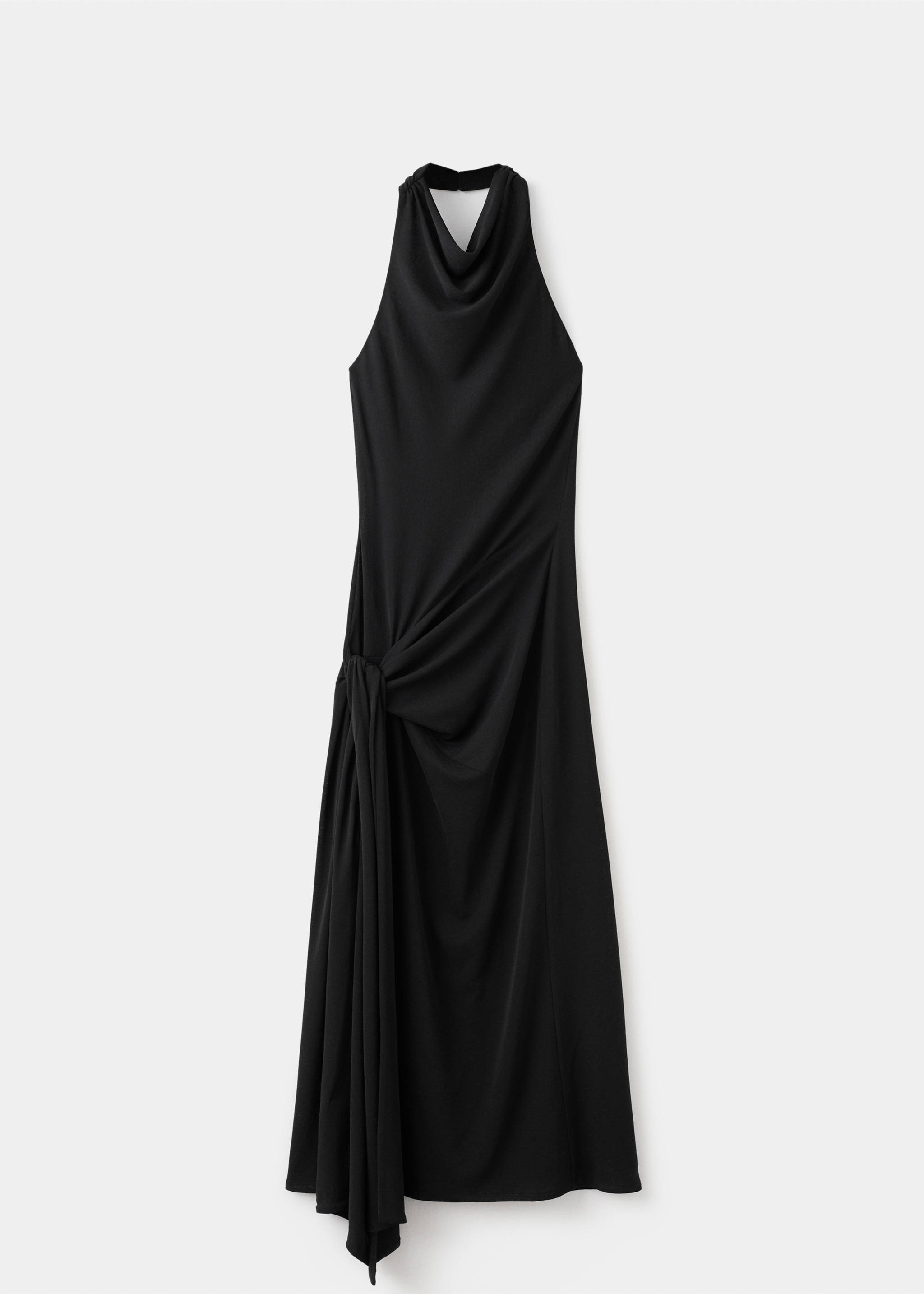 Vestido halter lazada - Artículo sin modelo, Negro. Ref: 27069068-00.