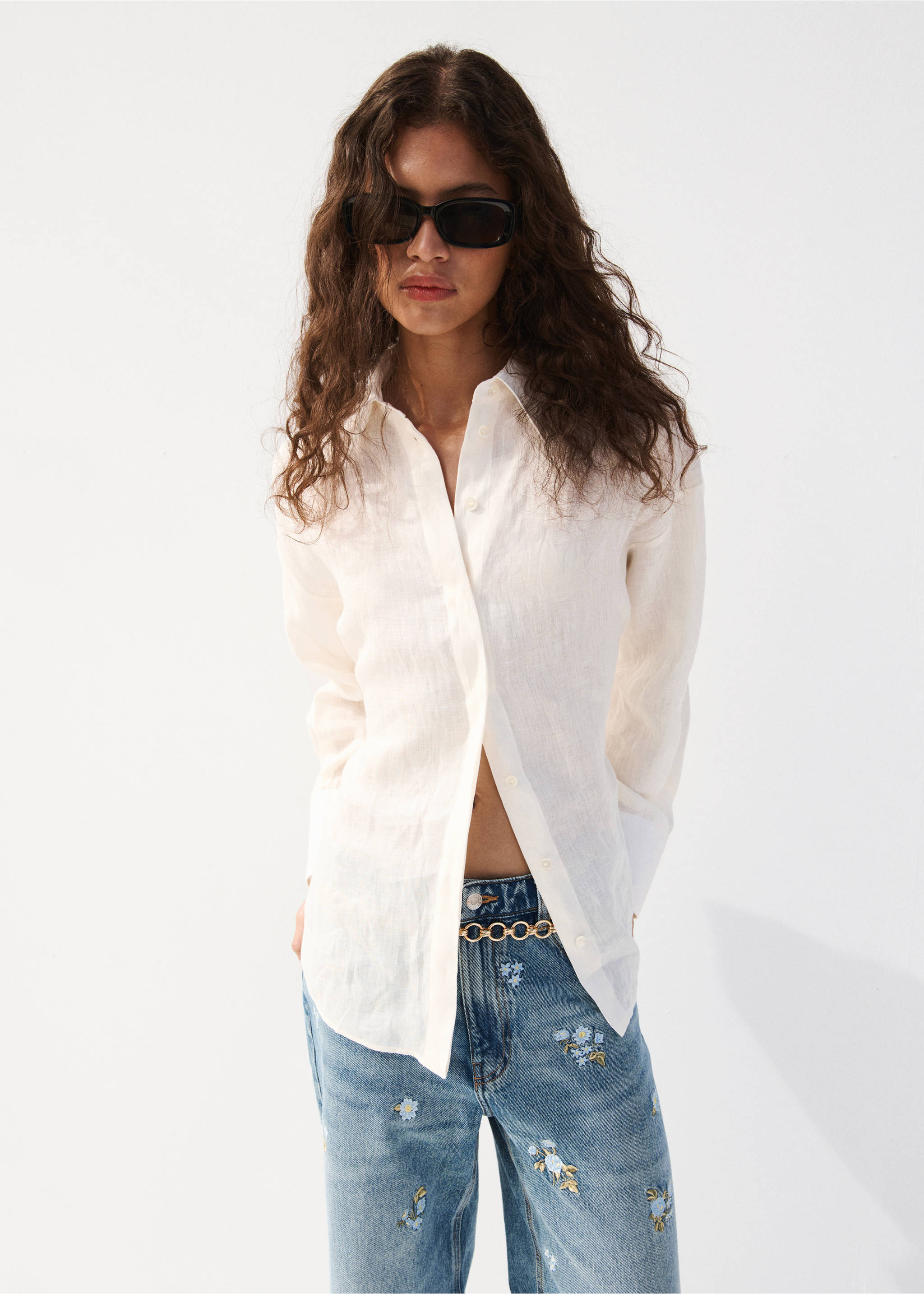 Jeans beverly - Détail de l'article 1, Bleu moyen. Ref: 27069069-00.