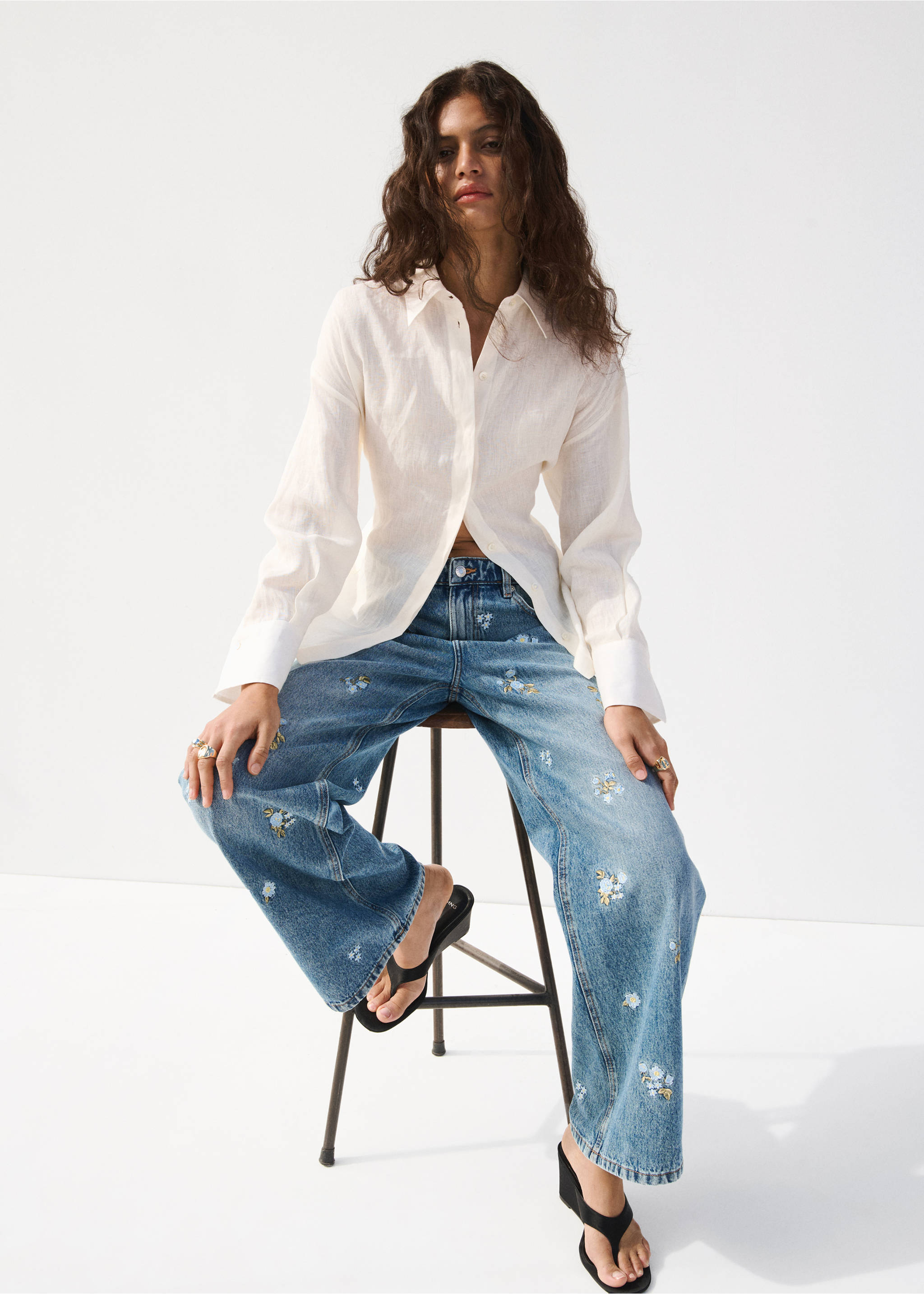 Jeans beverly - Détail de l'article 2, Bleu moyen. Ref: 27069069-00.