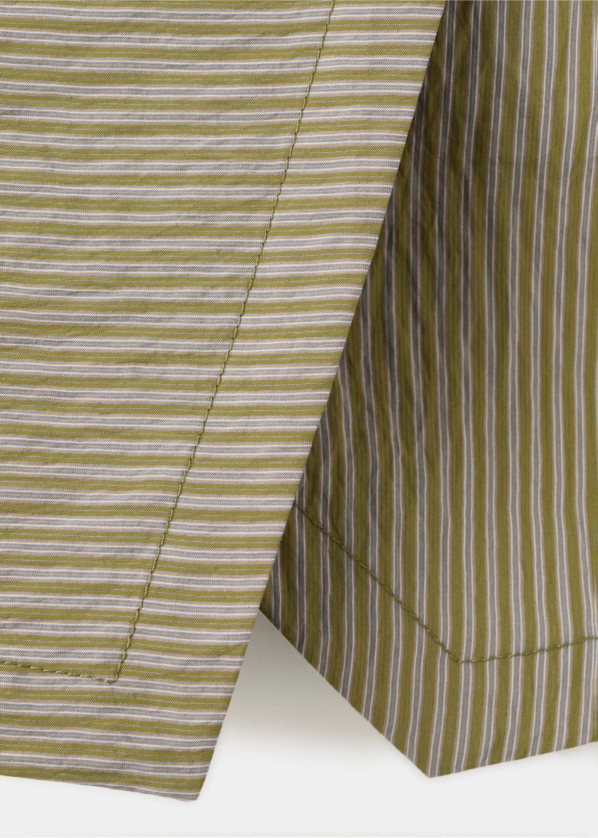 Falda pantalón rayas - Detalle del artículo 8, Verde. Ref: 27069071-00.