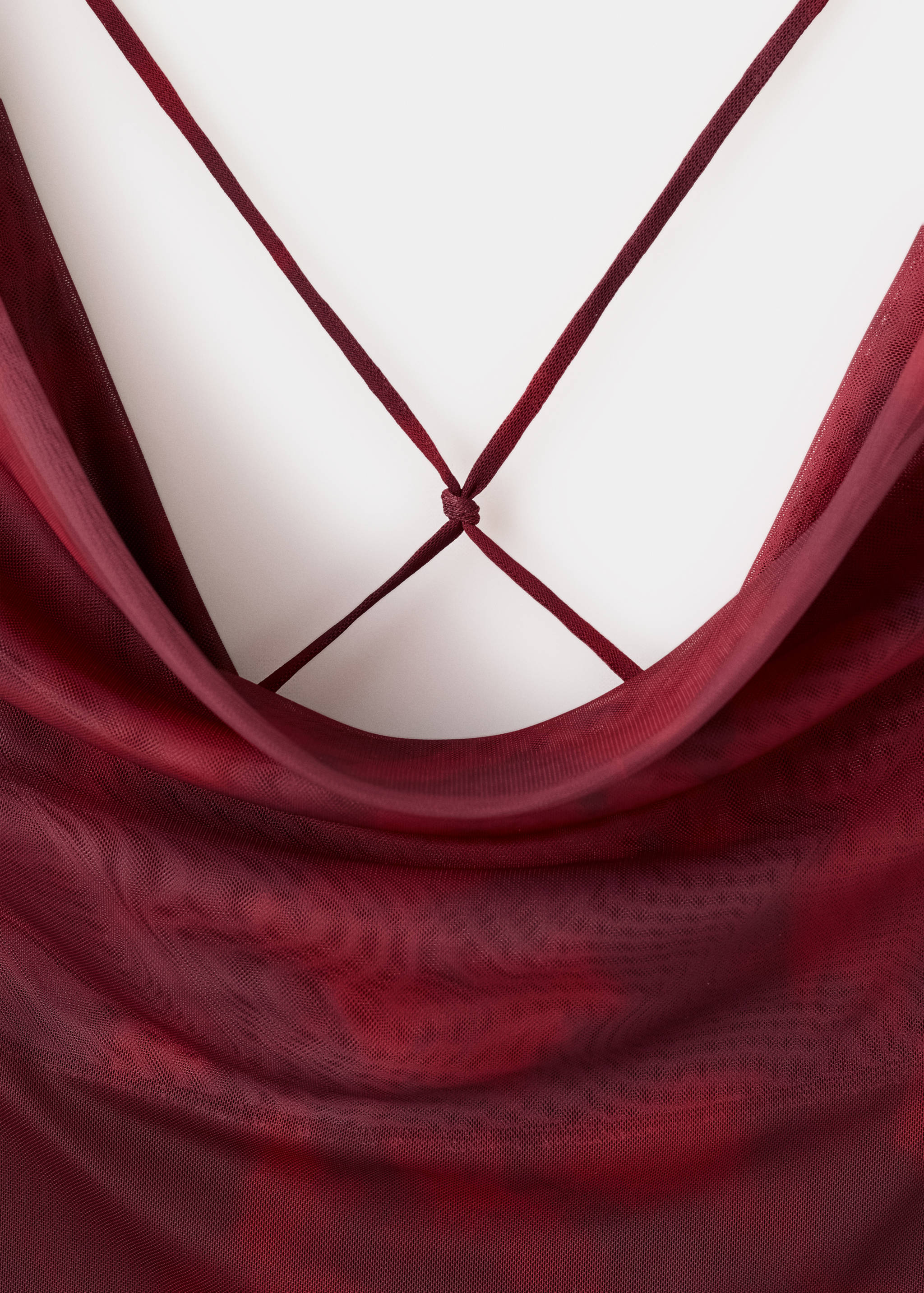 Draped fitted dress - Details of the article 0