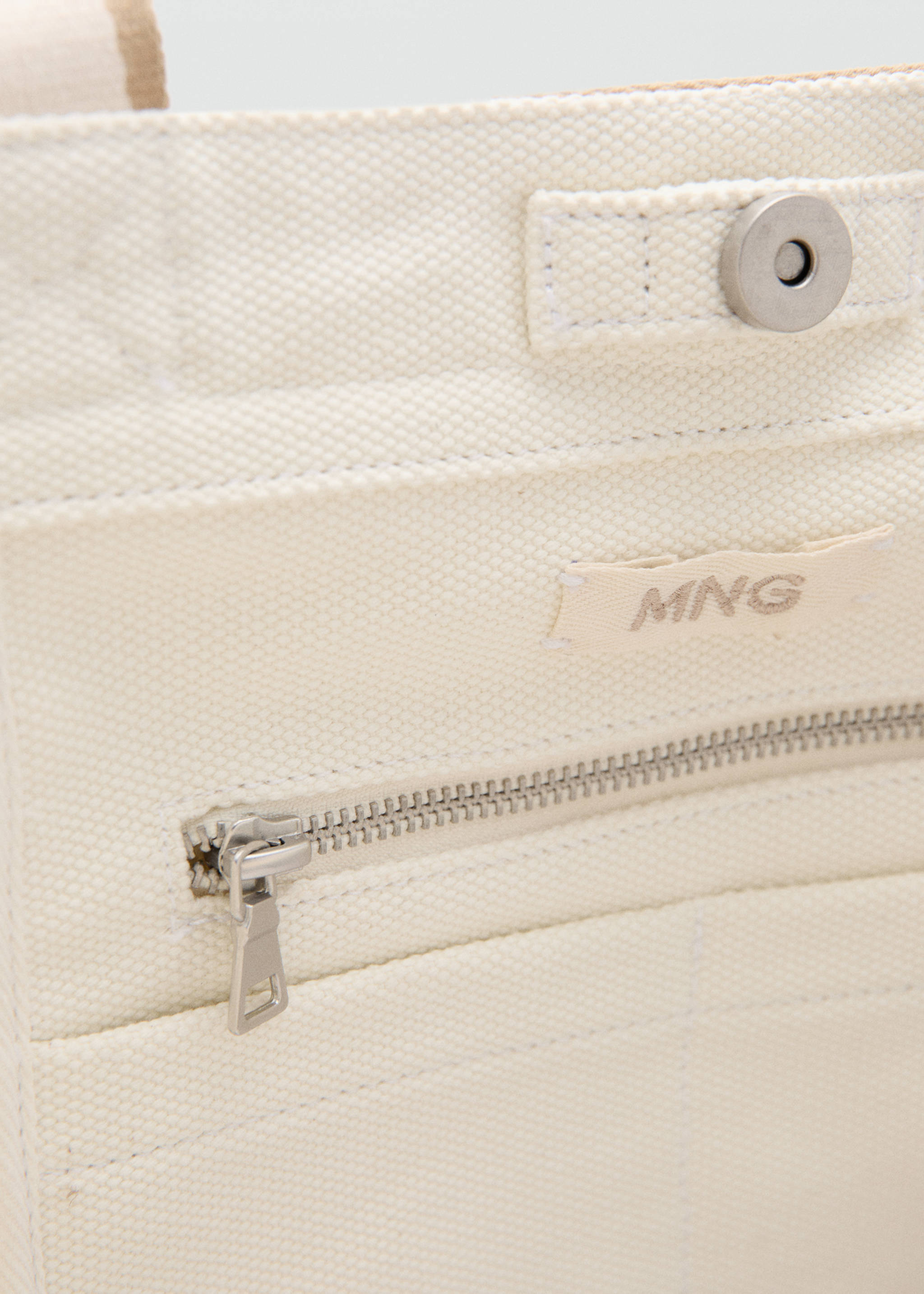 Bolso tote 100% algodón ribetes - Detalle del artículo 3