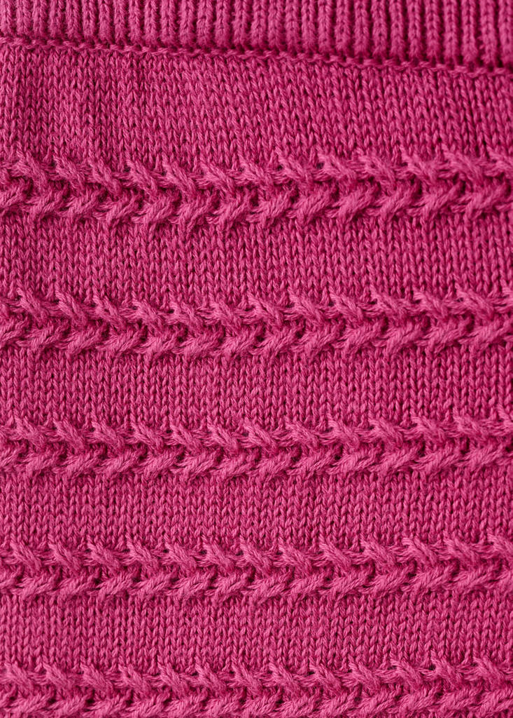 Ruffle knit shorts — Pink