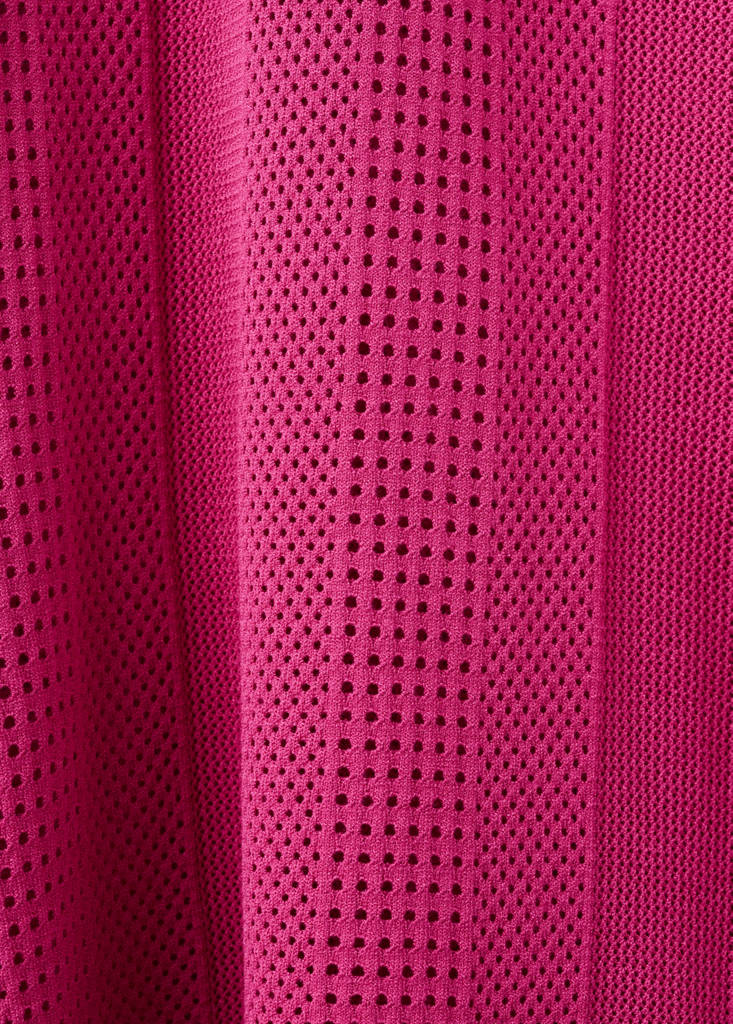 Halter-neck knitted dress — Fuchsia
