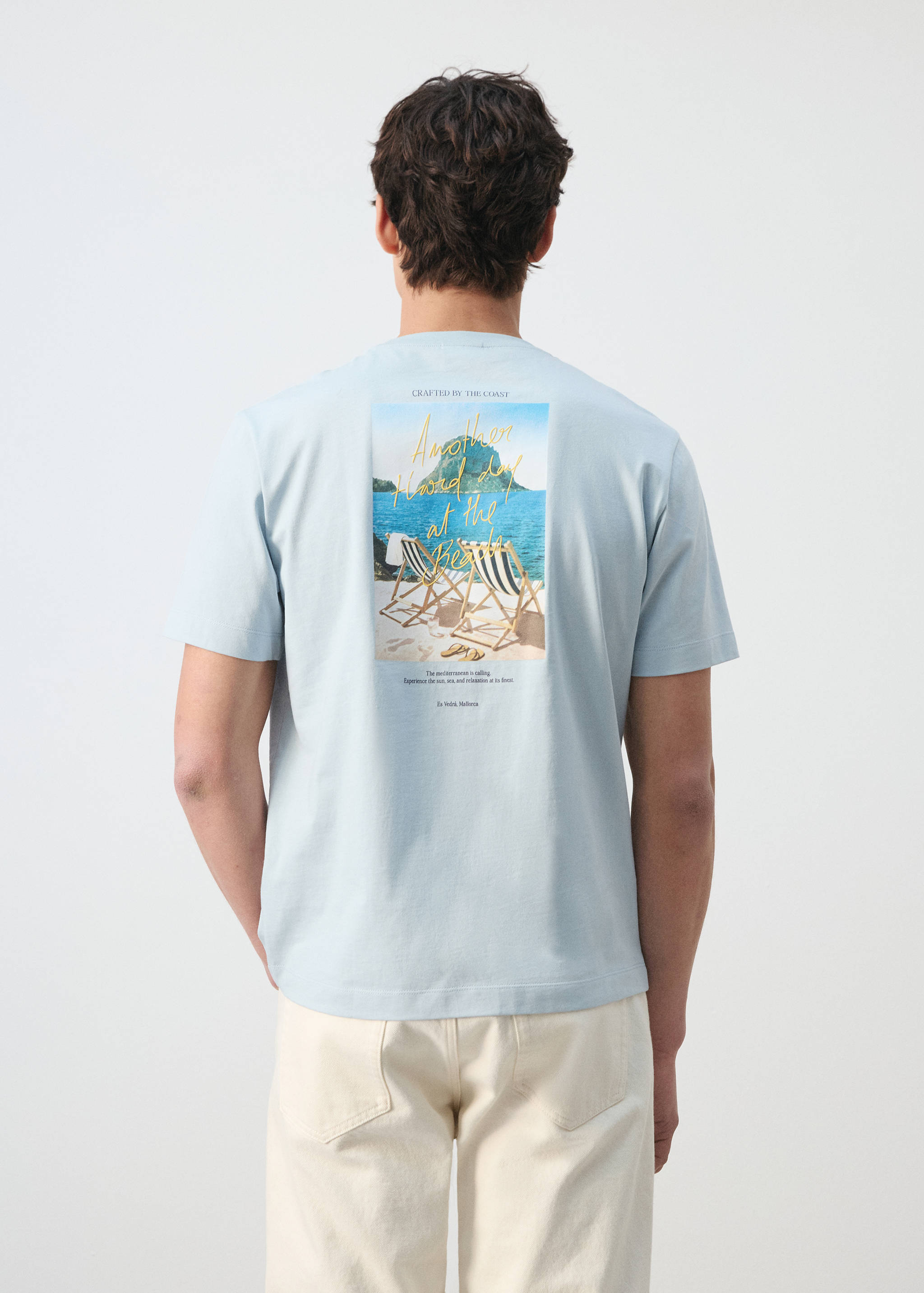 T-shirt 100 % coton imprimé - Verso de l’article