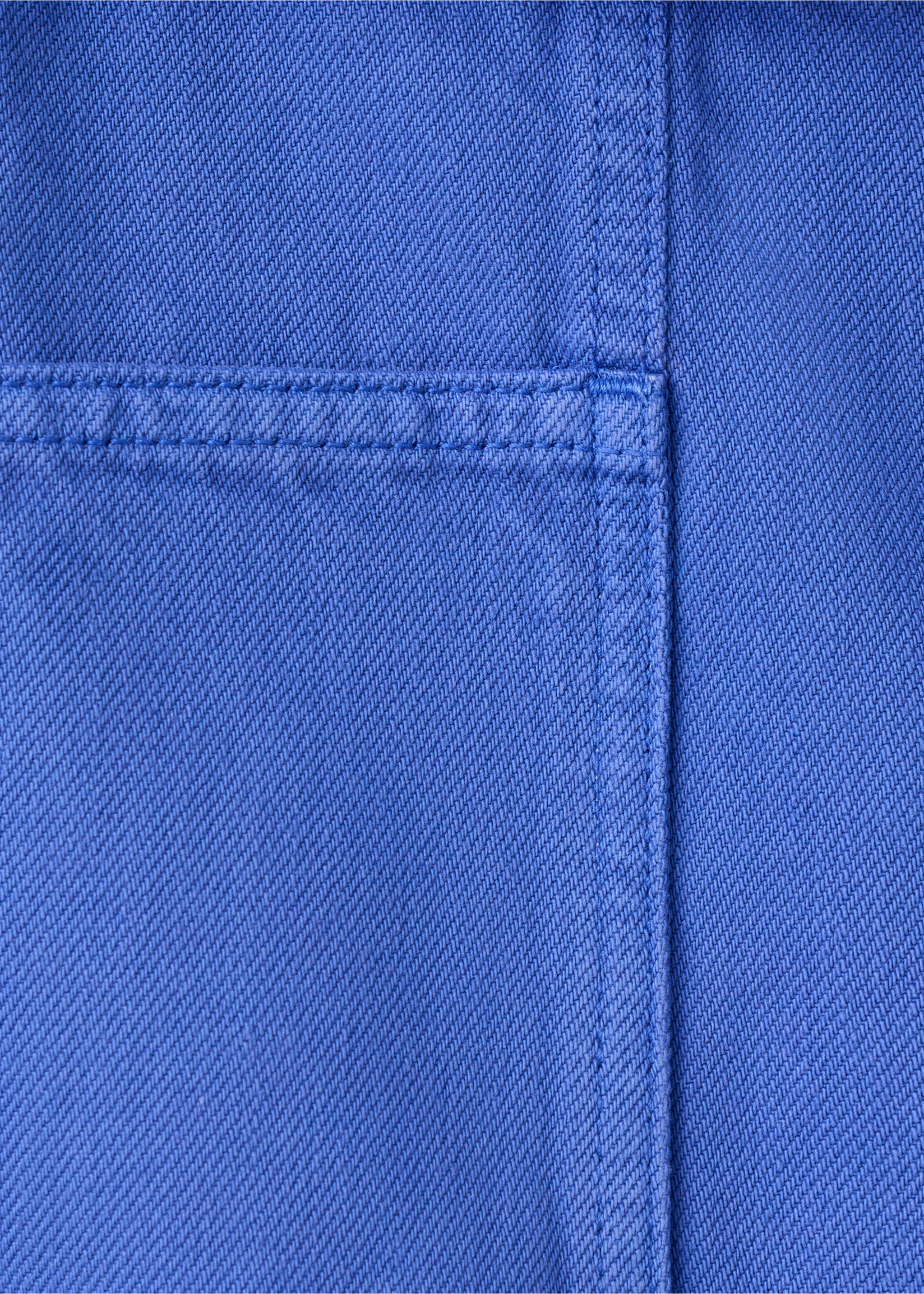 벨트가 있는 데님 스커트 - 상품 내역: 0, 블루. Ref: 27069216-00.