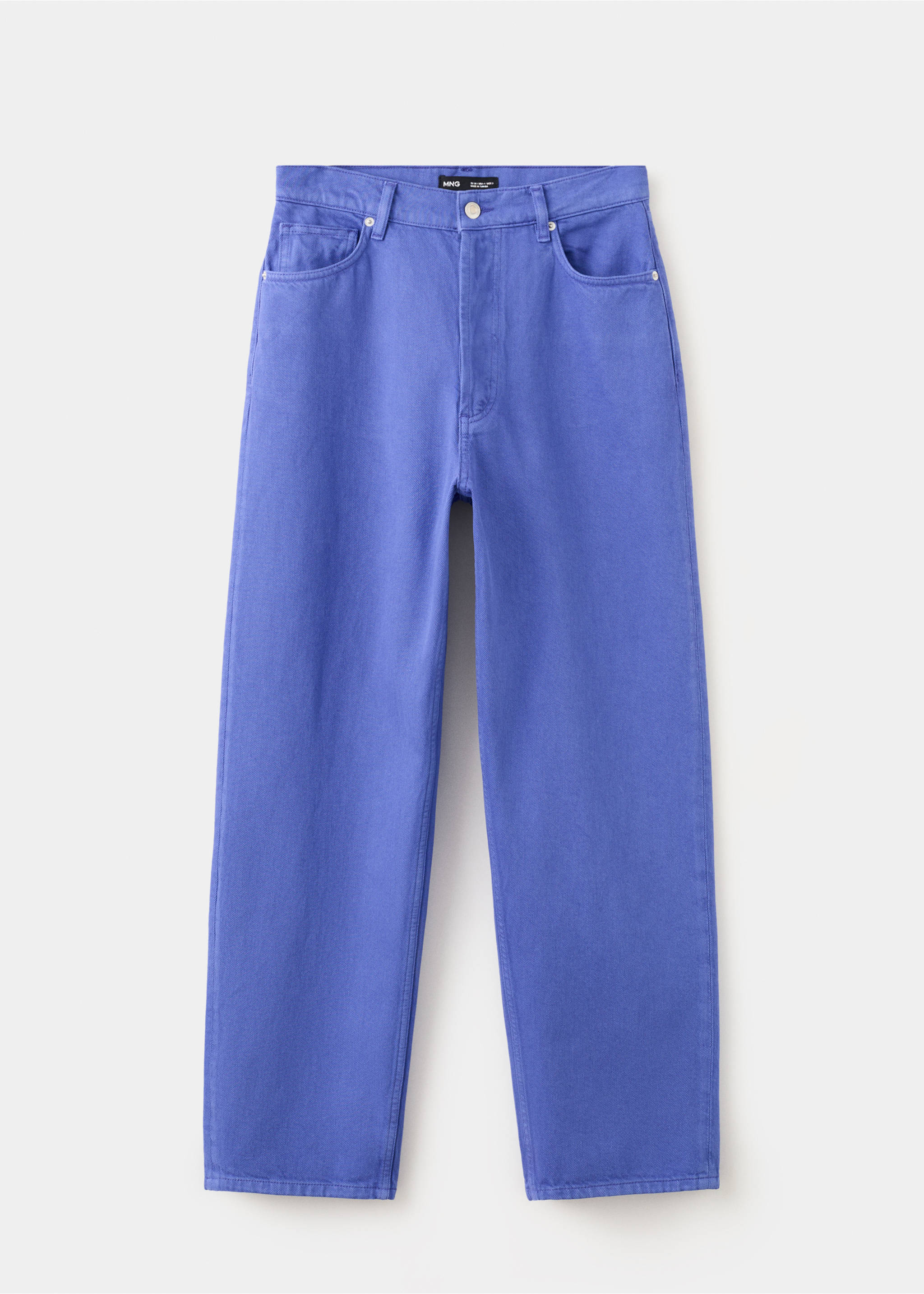 Mom-Fit High-Waist Jeans - Artikel ohne Model, Blau. Ref: 27069218-00.