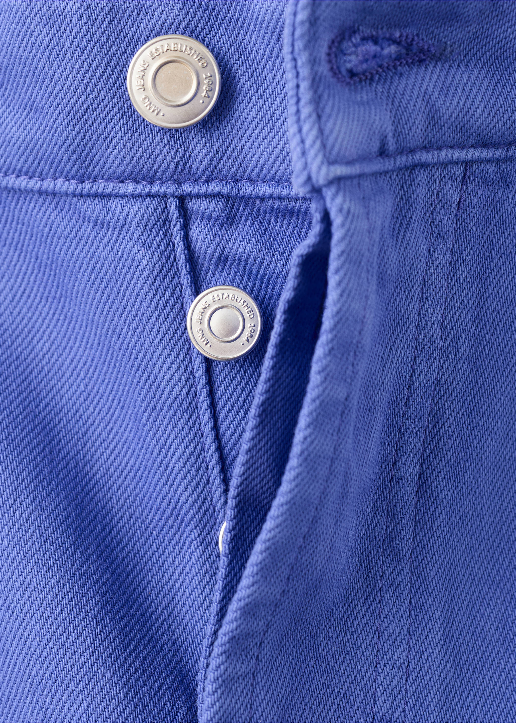 Mom-Fit High-Waist Jeans - Detail des Artikels 8, Blau. Ref: 27069218-00.