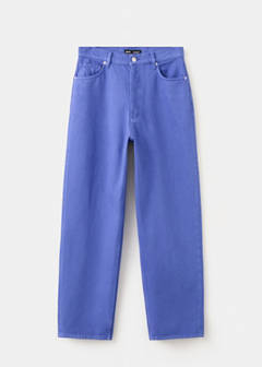 High-waisted Mom-fit jeans — Blue 5