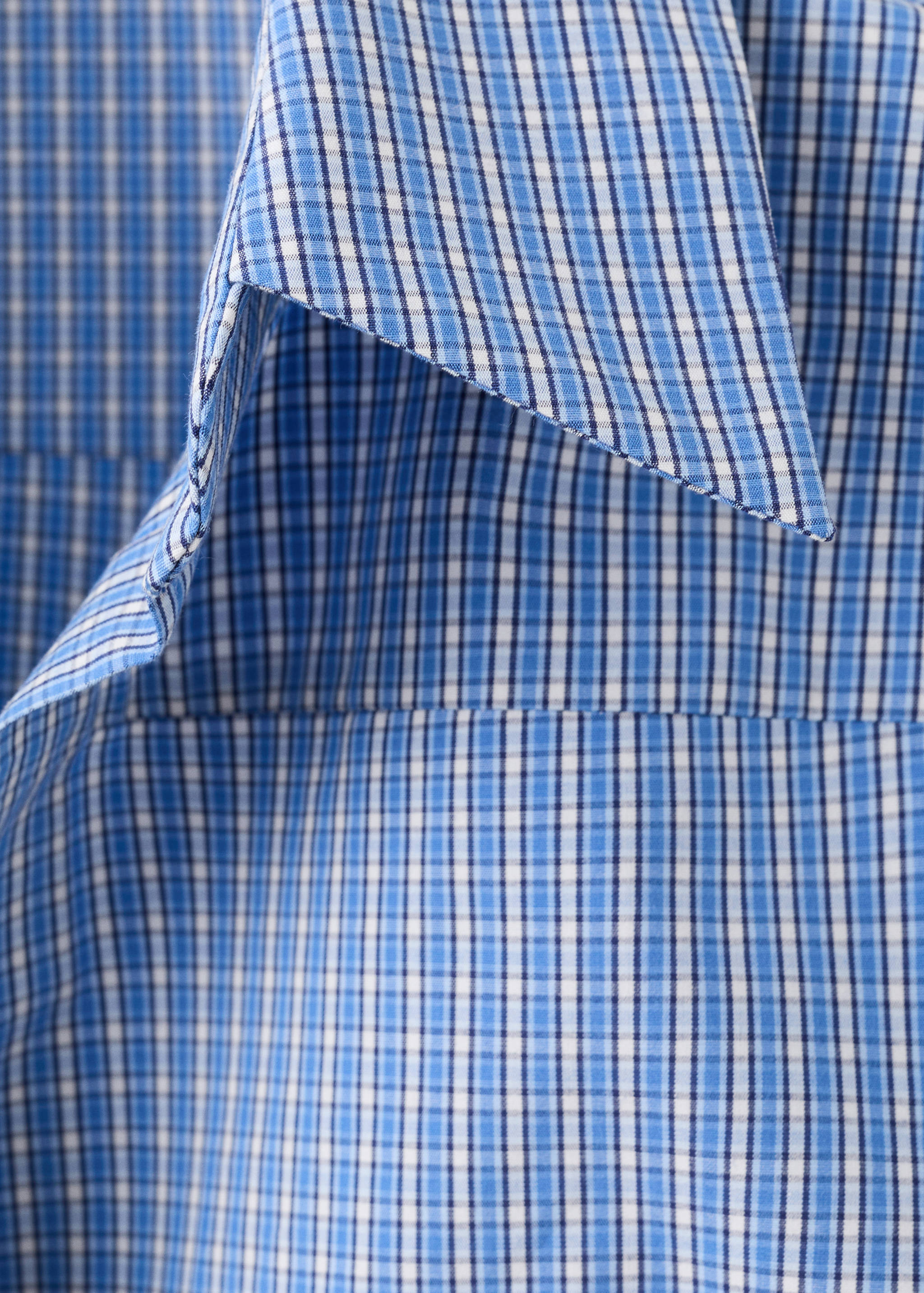 Check crop shirt - Details of the article 0