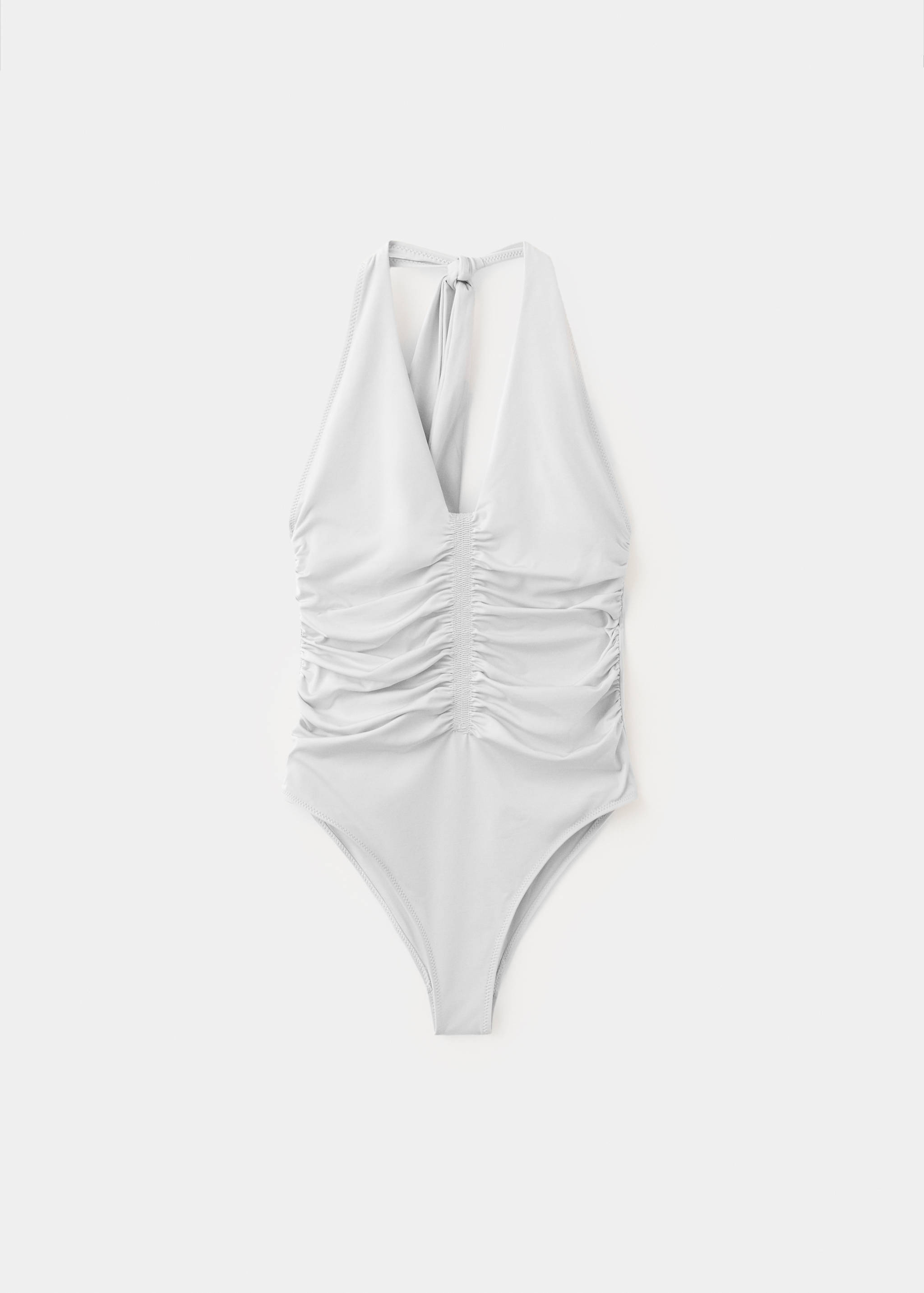 Maillot de bain halter froncé - Article sans modèle