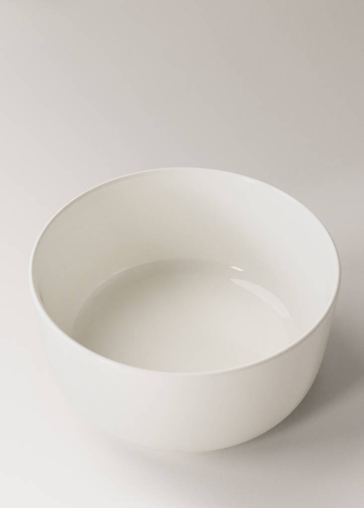 Premium ultralight bonne porcelain bowl — White