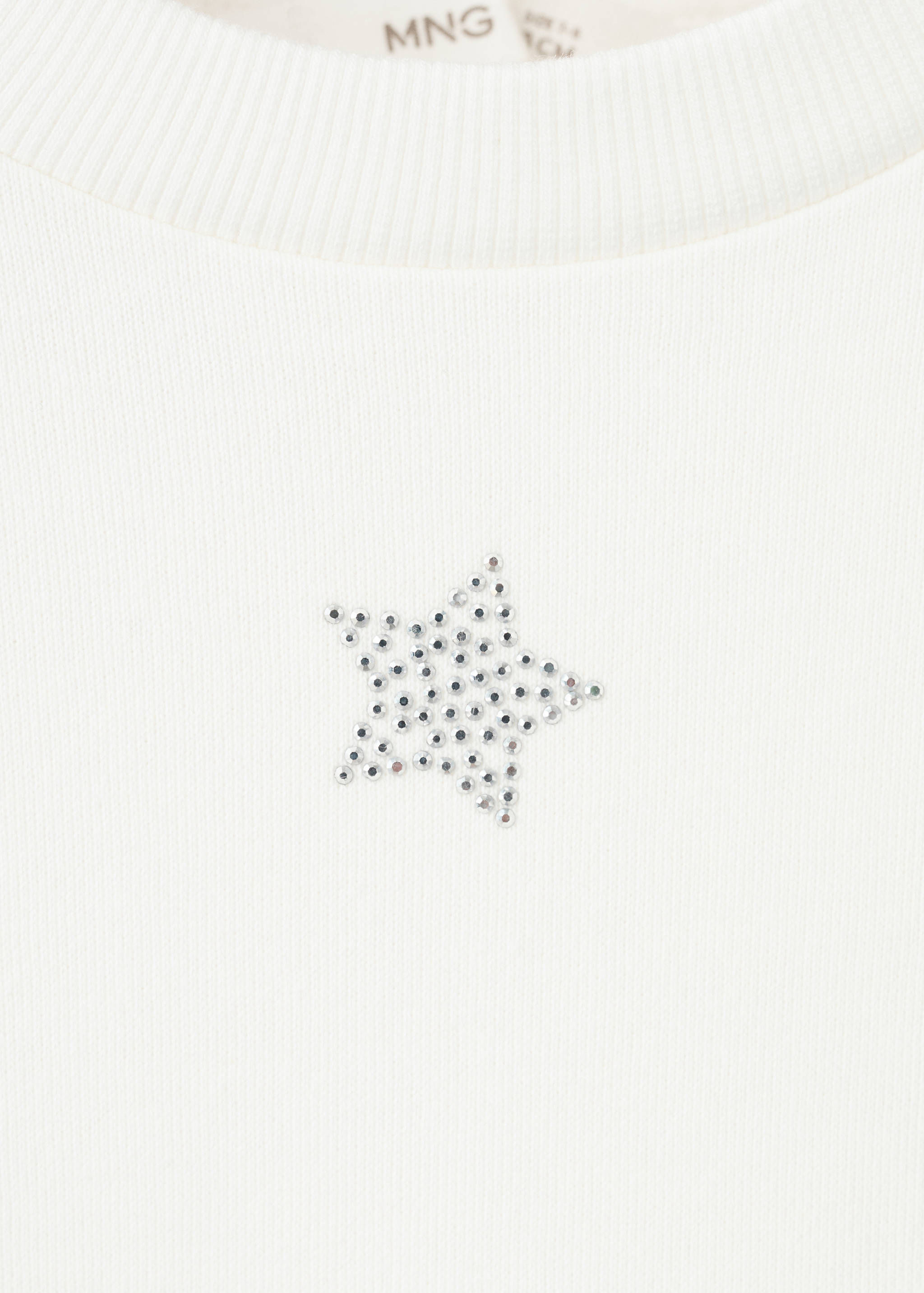 Sweatshirt with rhinestone stars - Details of the article 8
