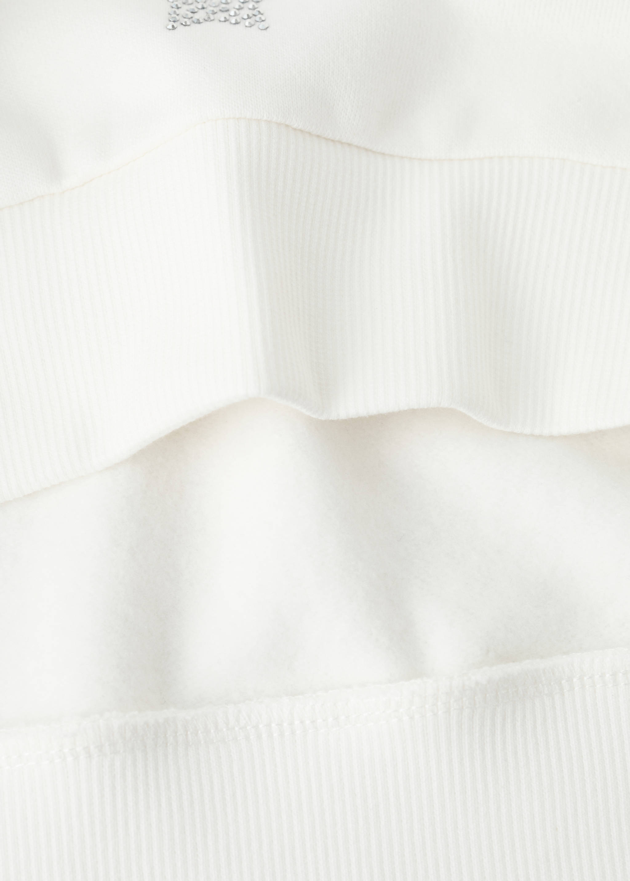 Sweatshirt with rhinestone stars - Details of the article 0