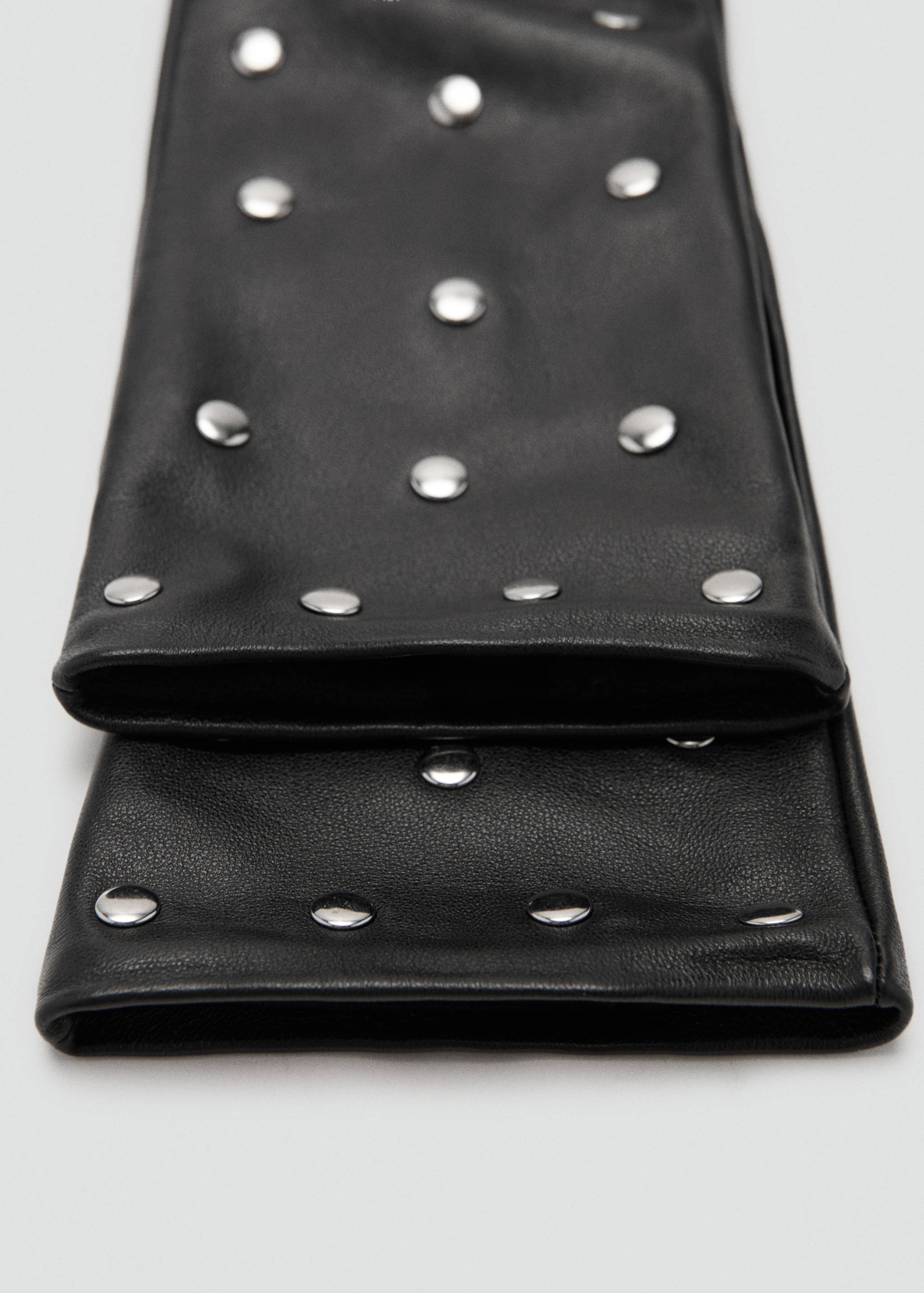 Studded leather gloves - Medium plane