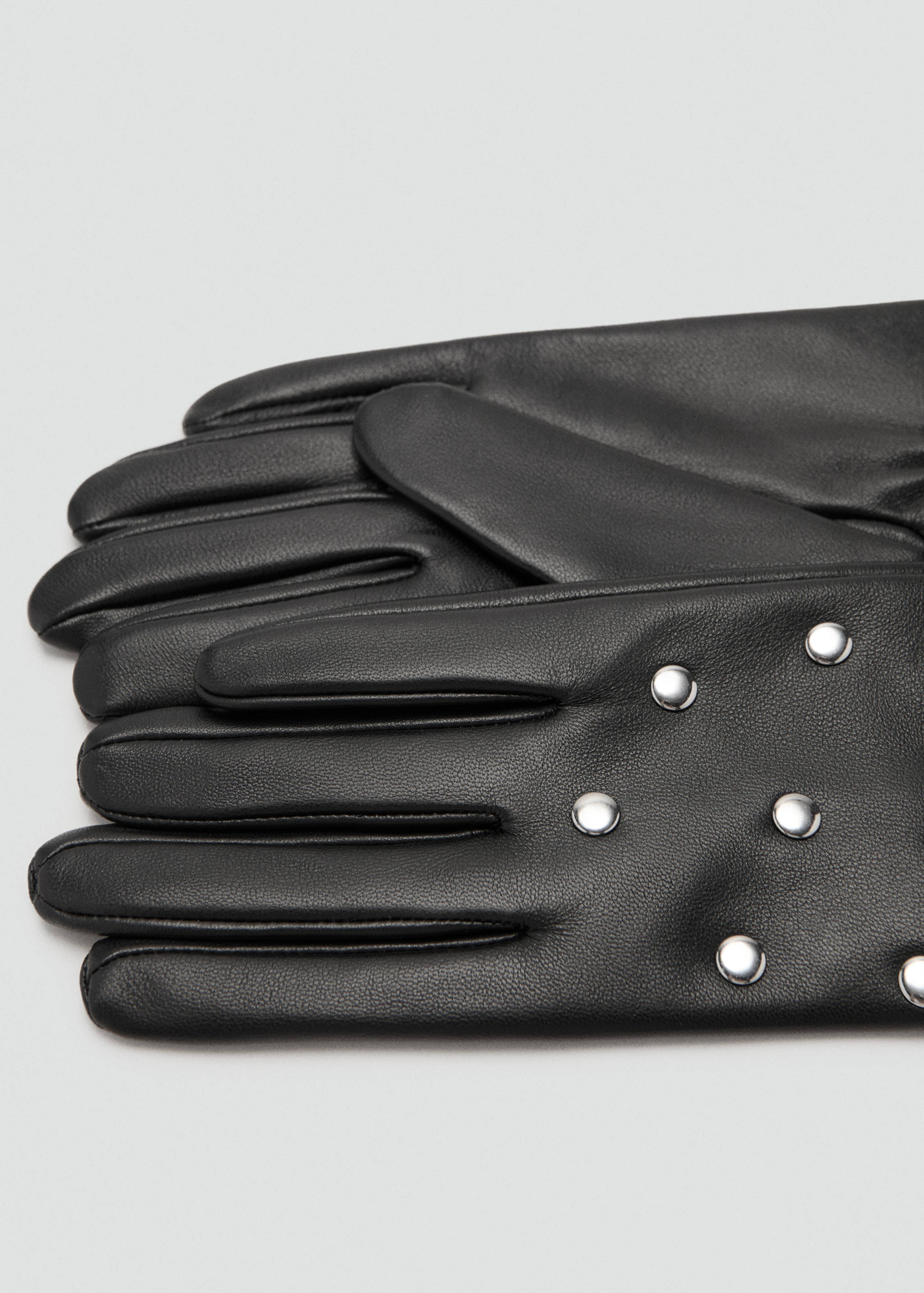 Studded leather gloves - Details of the article 1