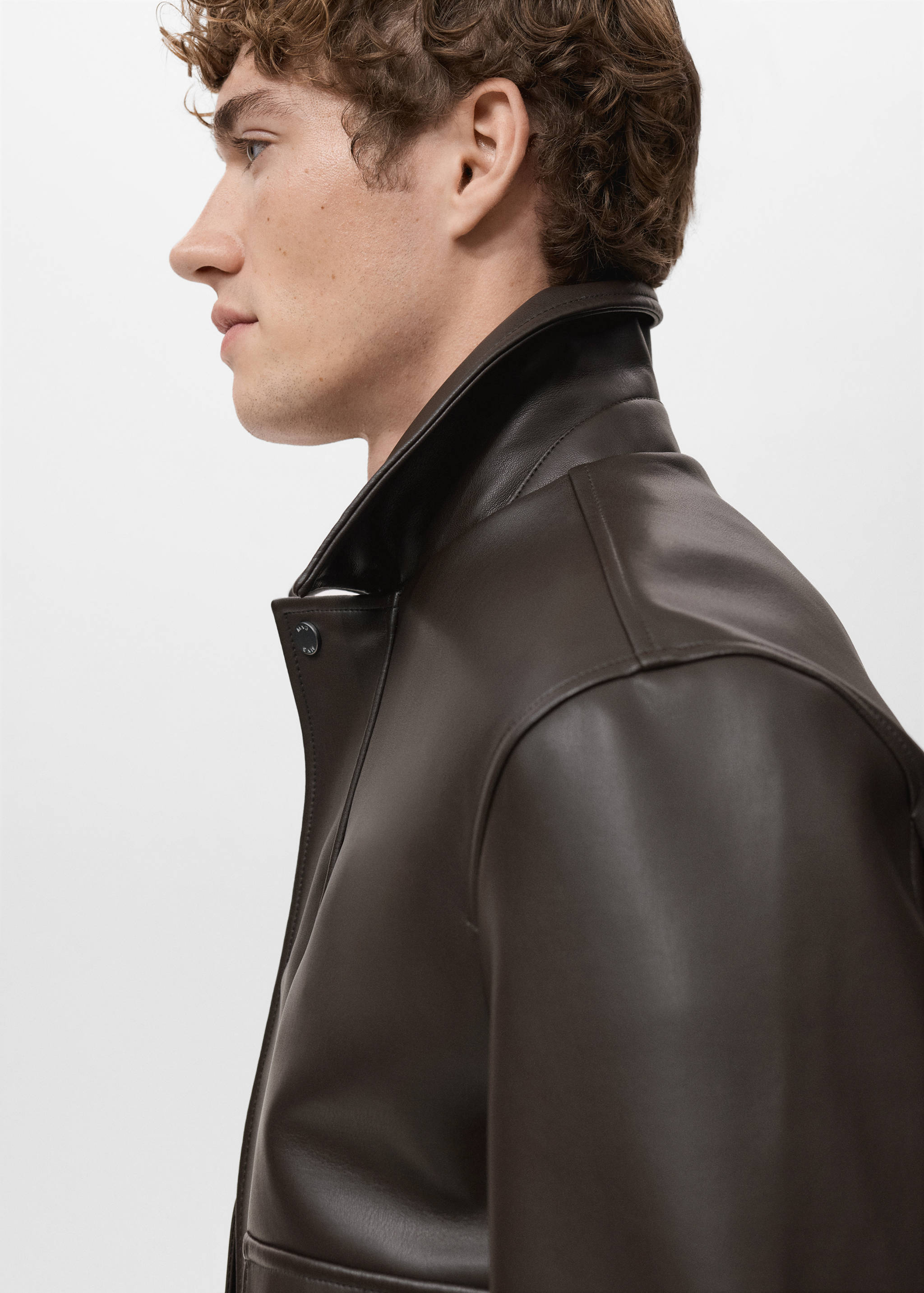 Veste cuir synthétique poches - Détail de l'article 1