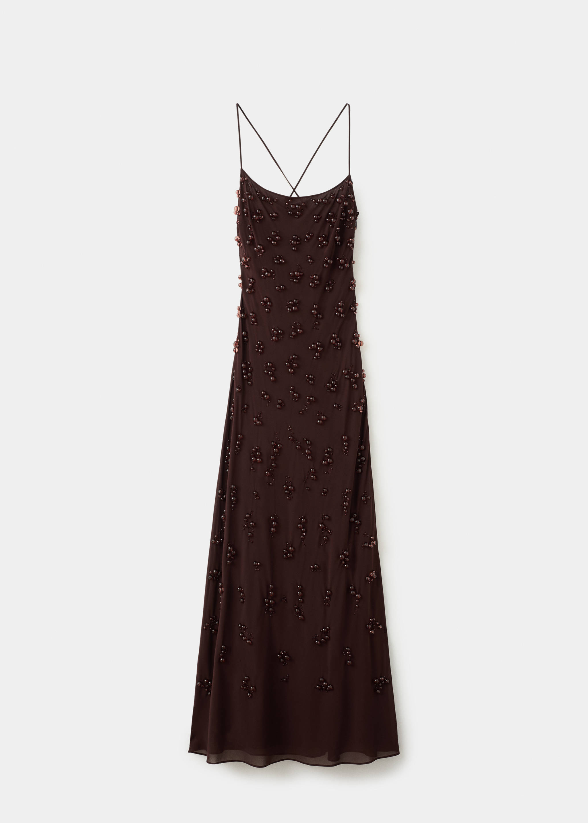 Long dress with embroidered spheres - Article without model