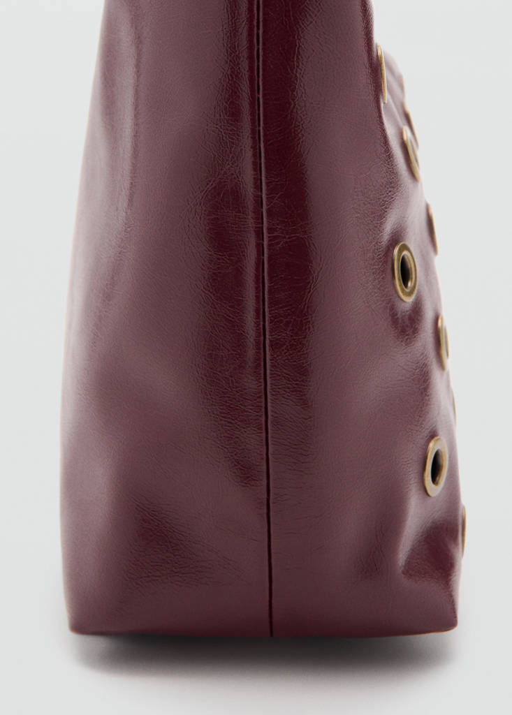 Tote-Bag mit Nieten — Bordeaux