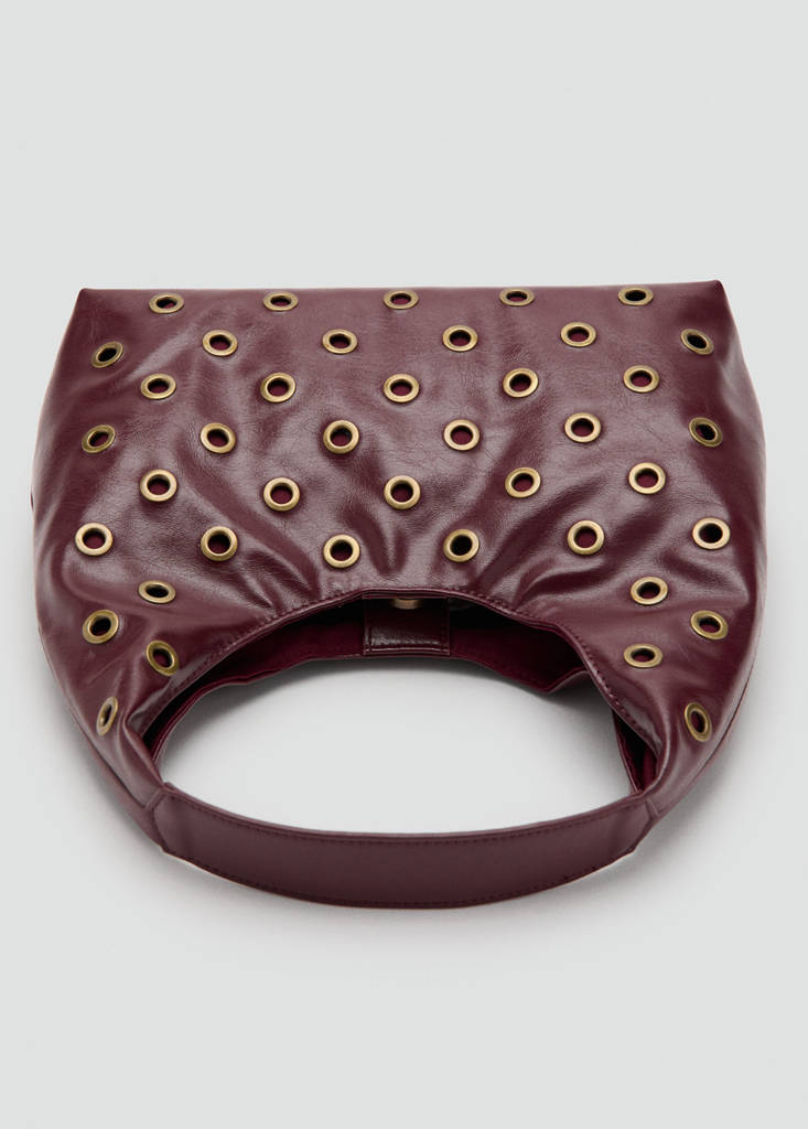 Tote-Bag mit Nieten — Bordeaux