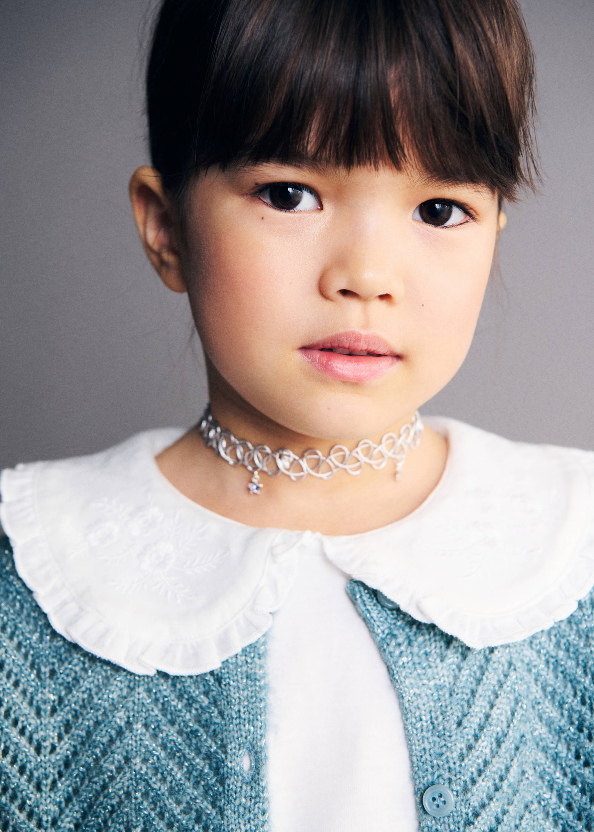 Lurex knitted cardigan - Details of the article 1