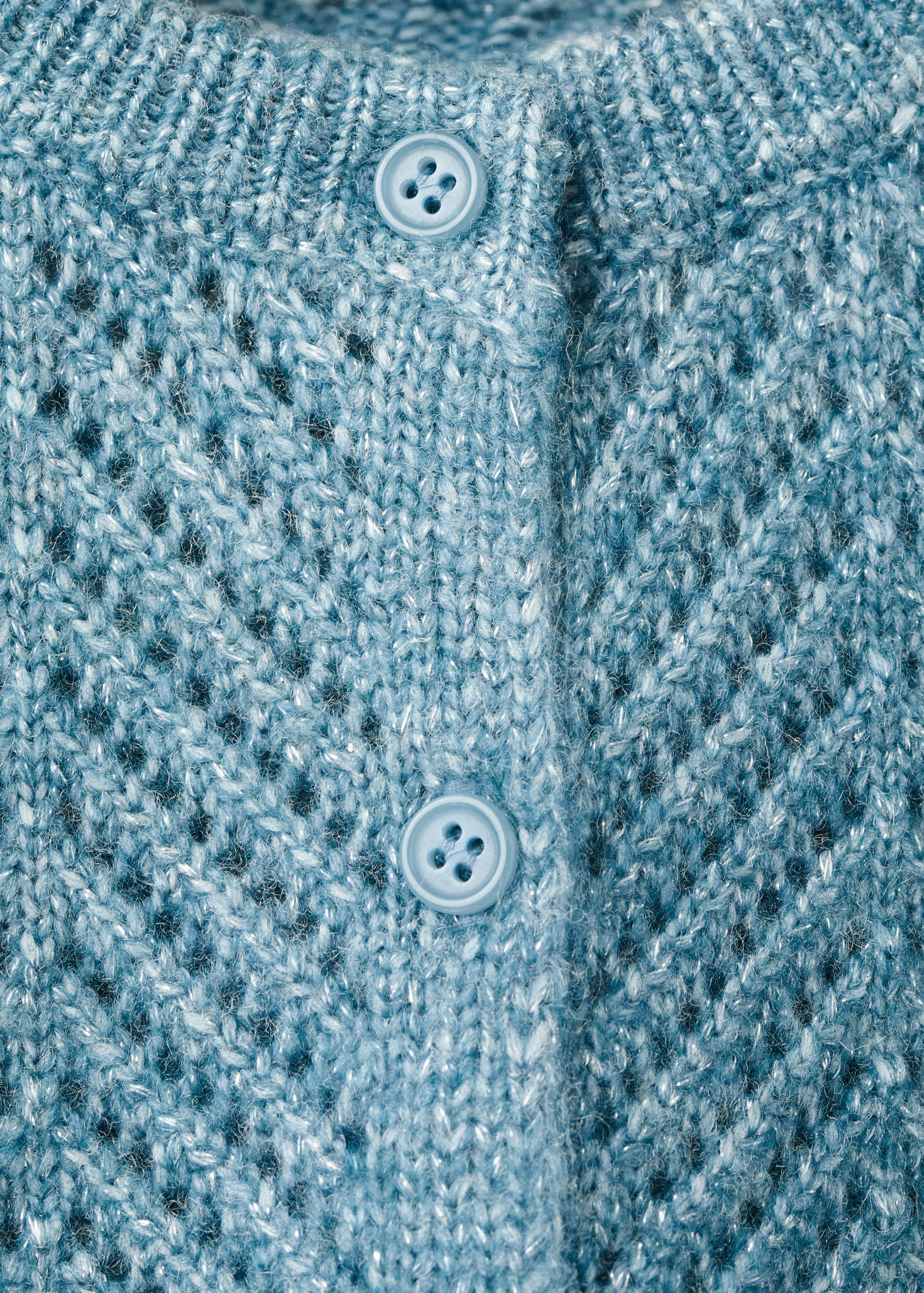 Lurex knitted cardigan - Details of the article 8