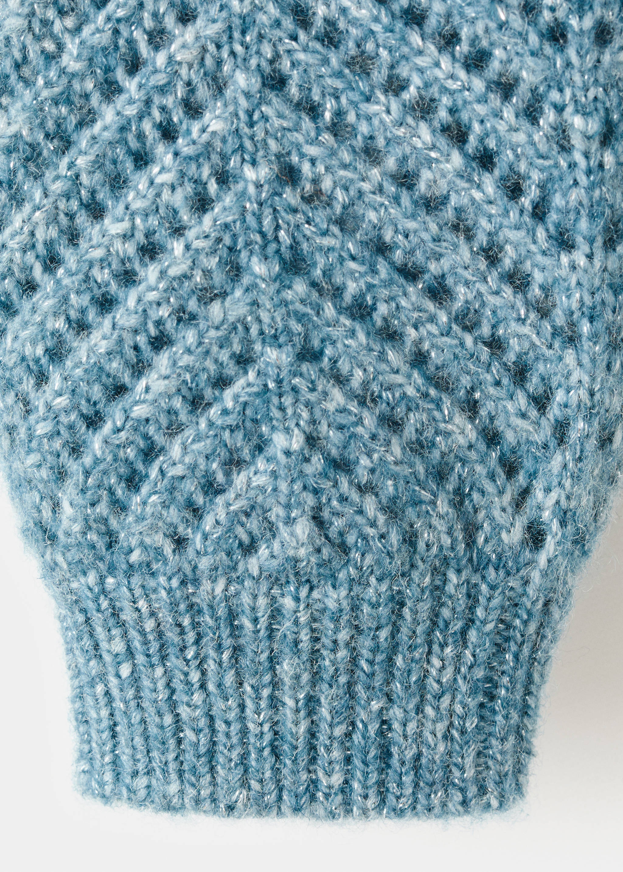 Lurex knitted cardigan - Details of the article 0