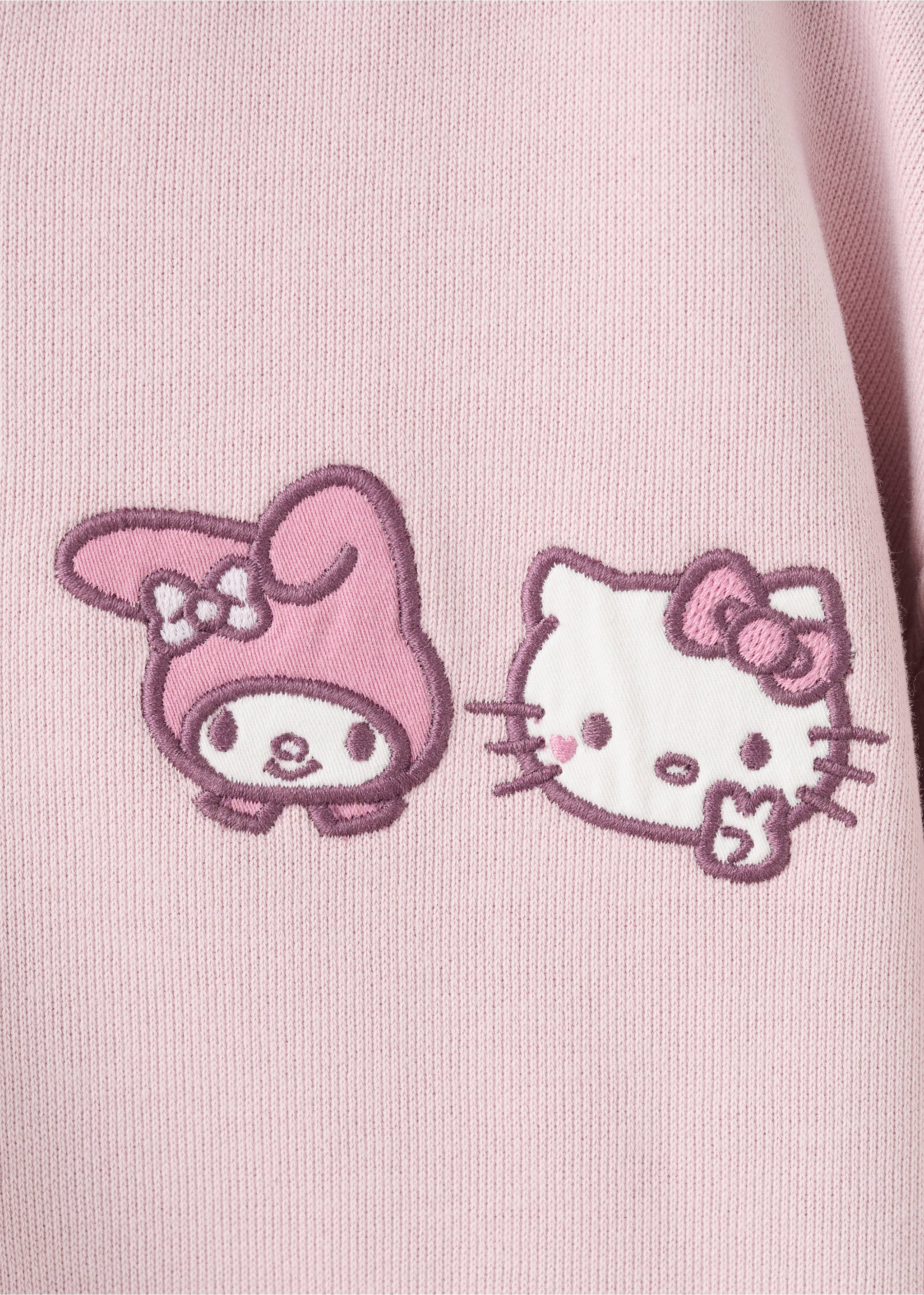Hello Kitty sweatshirt - Details of the article 8, Pink. Ref: 27071183-00.