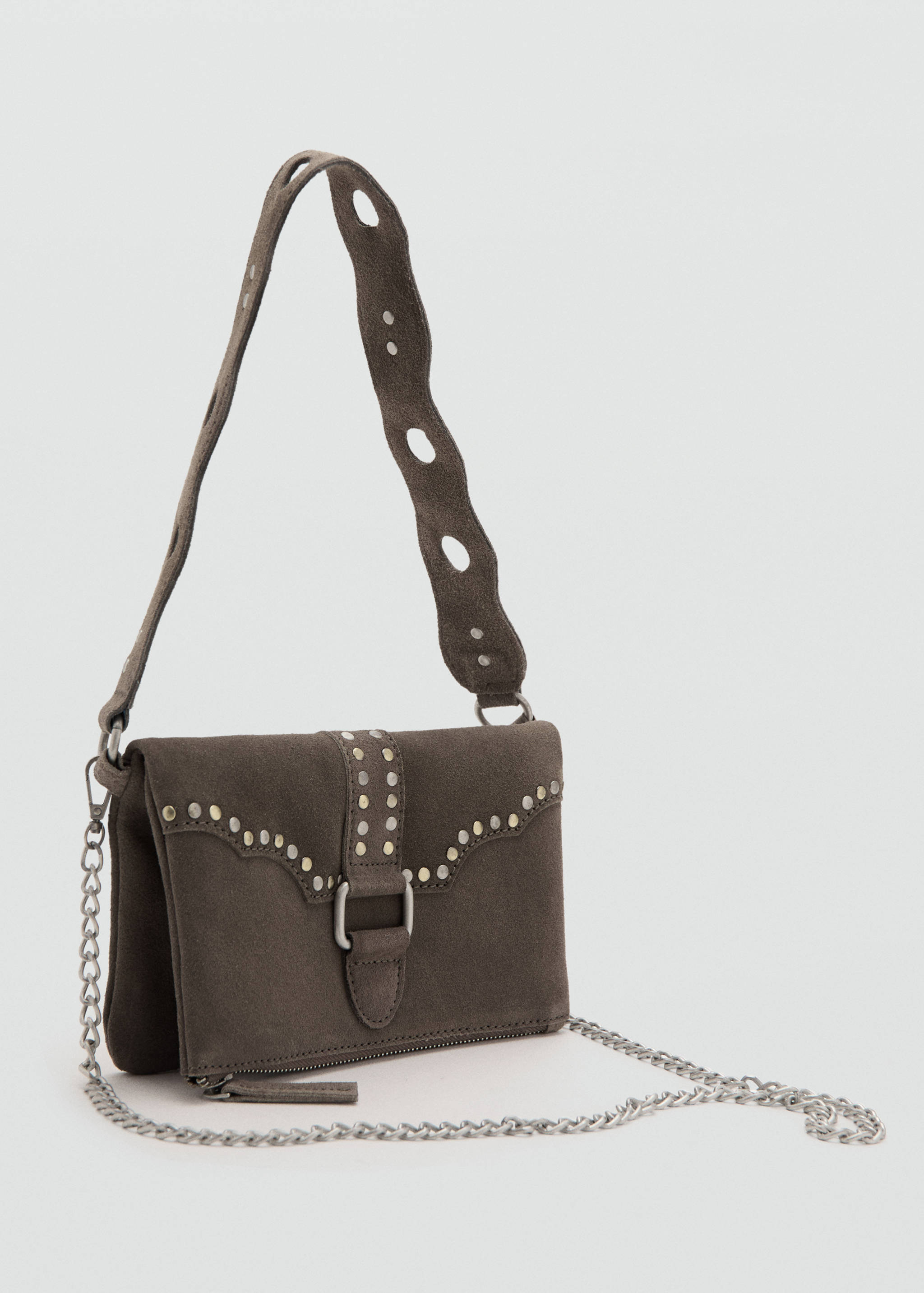 Sac clouté cuir - Plan moyen