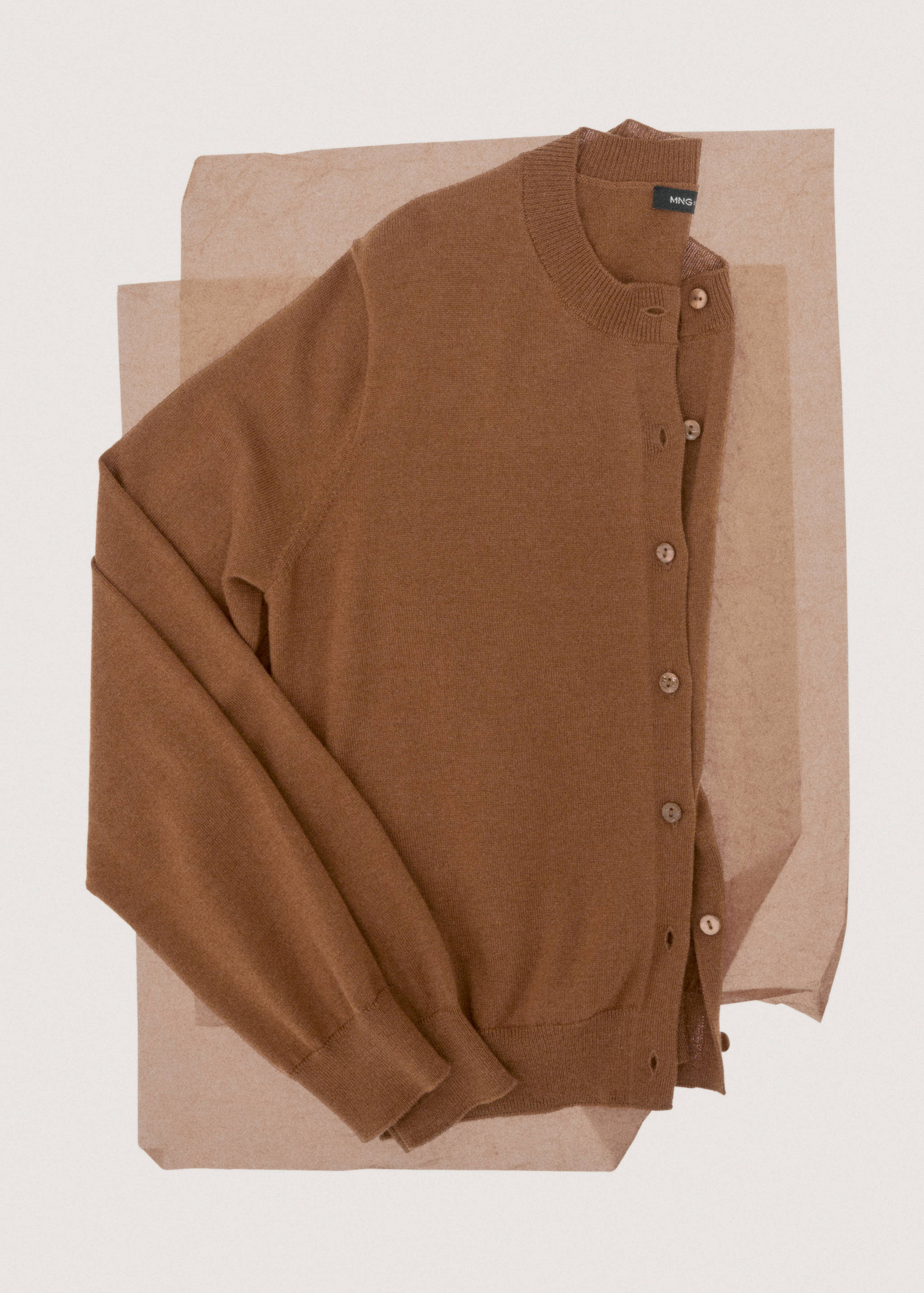 Chunky-knit wool-blend cardigan - Details of the article 7