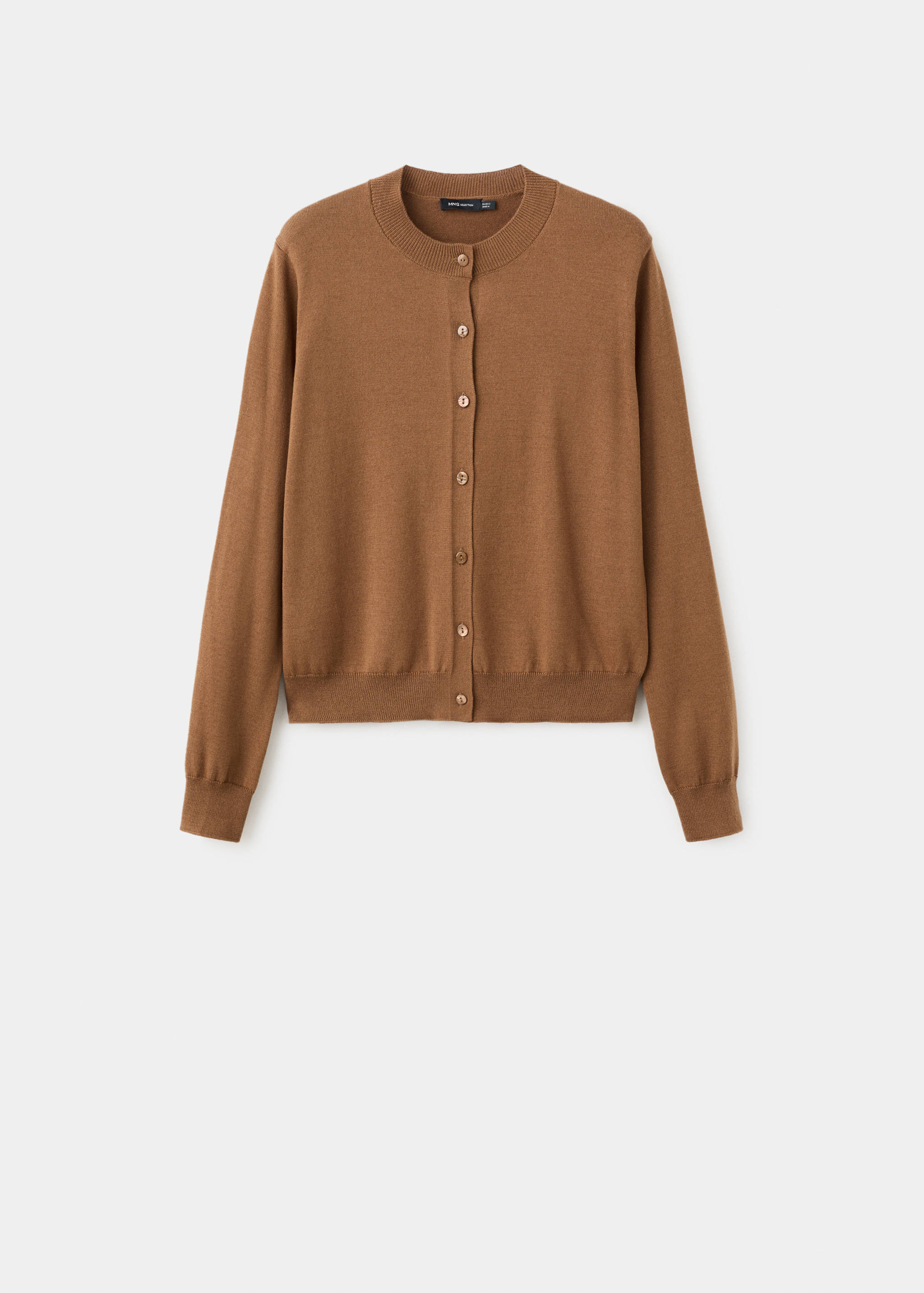 Chunky-knit wool-blend cardigan - Article without model