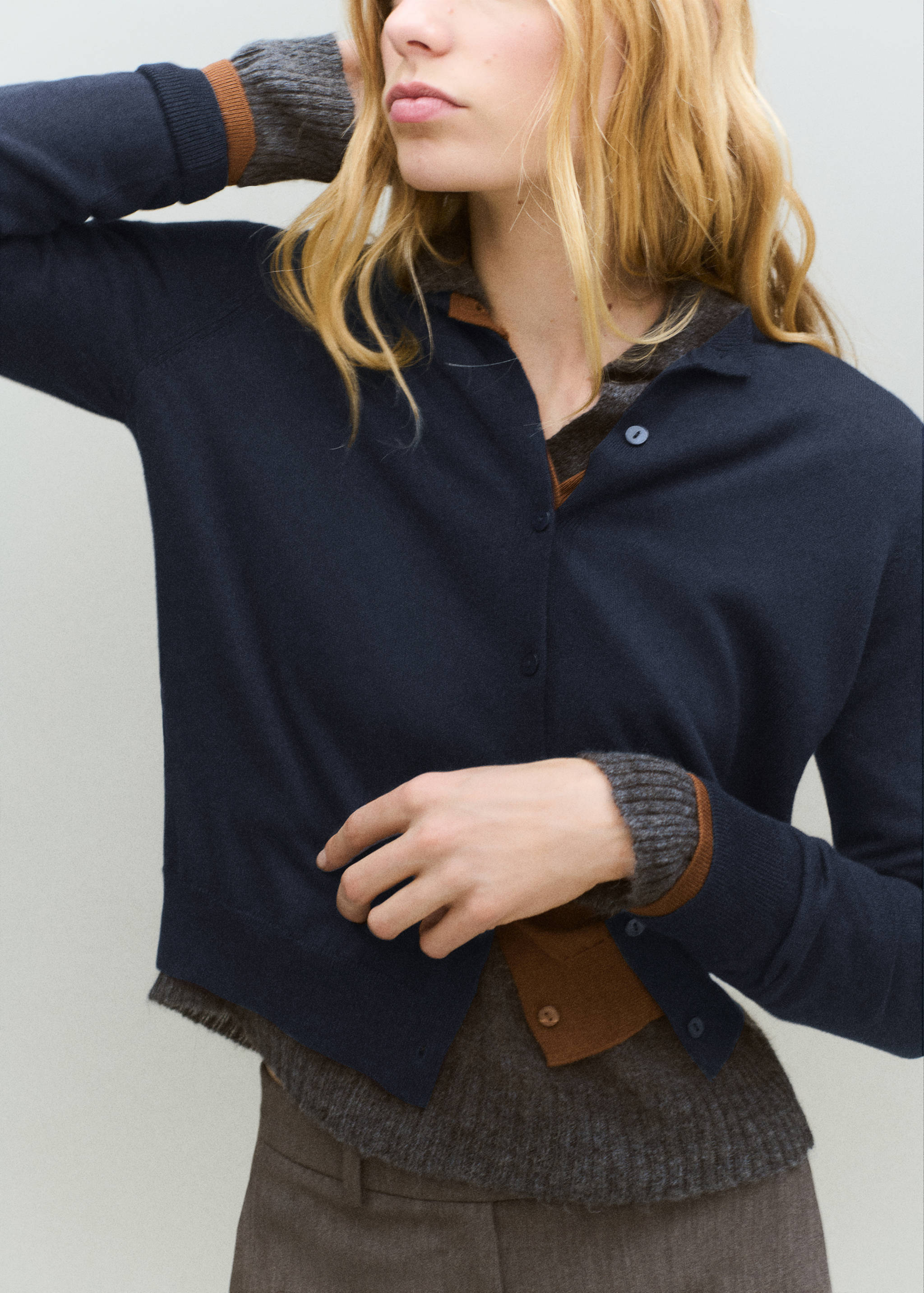 Chunky-knit wool-blend cardigan - Details of the article 2