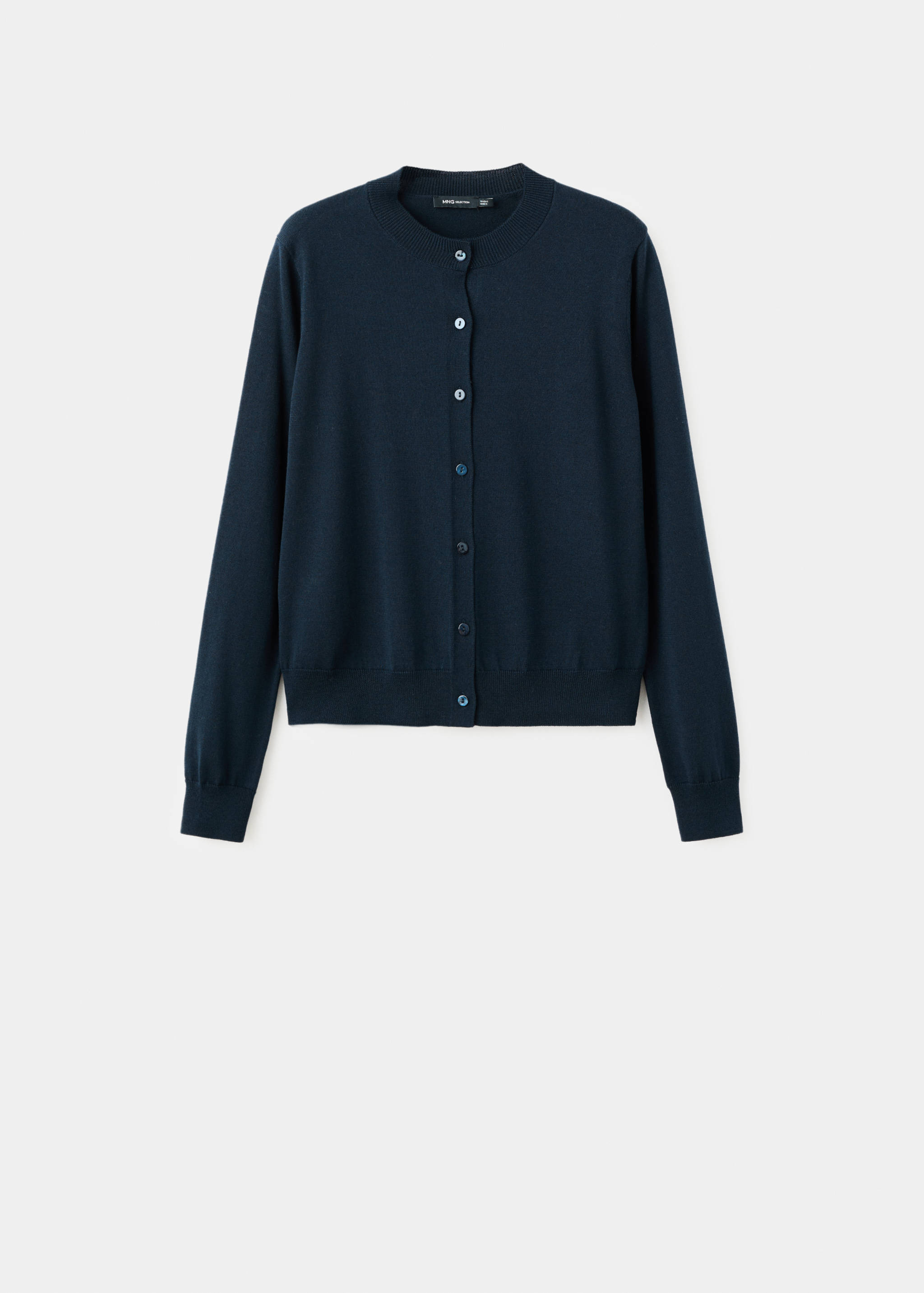 Chunky-knit wool-blend cardigan - Article without model