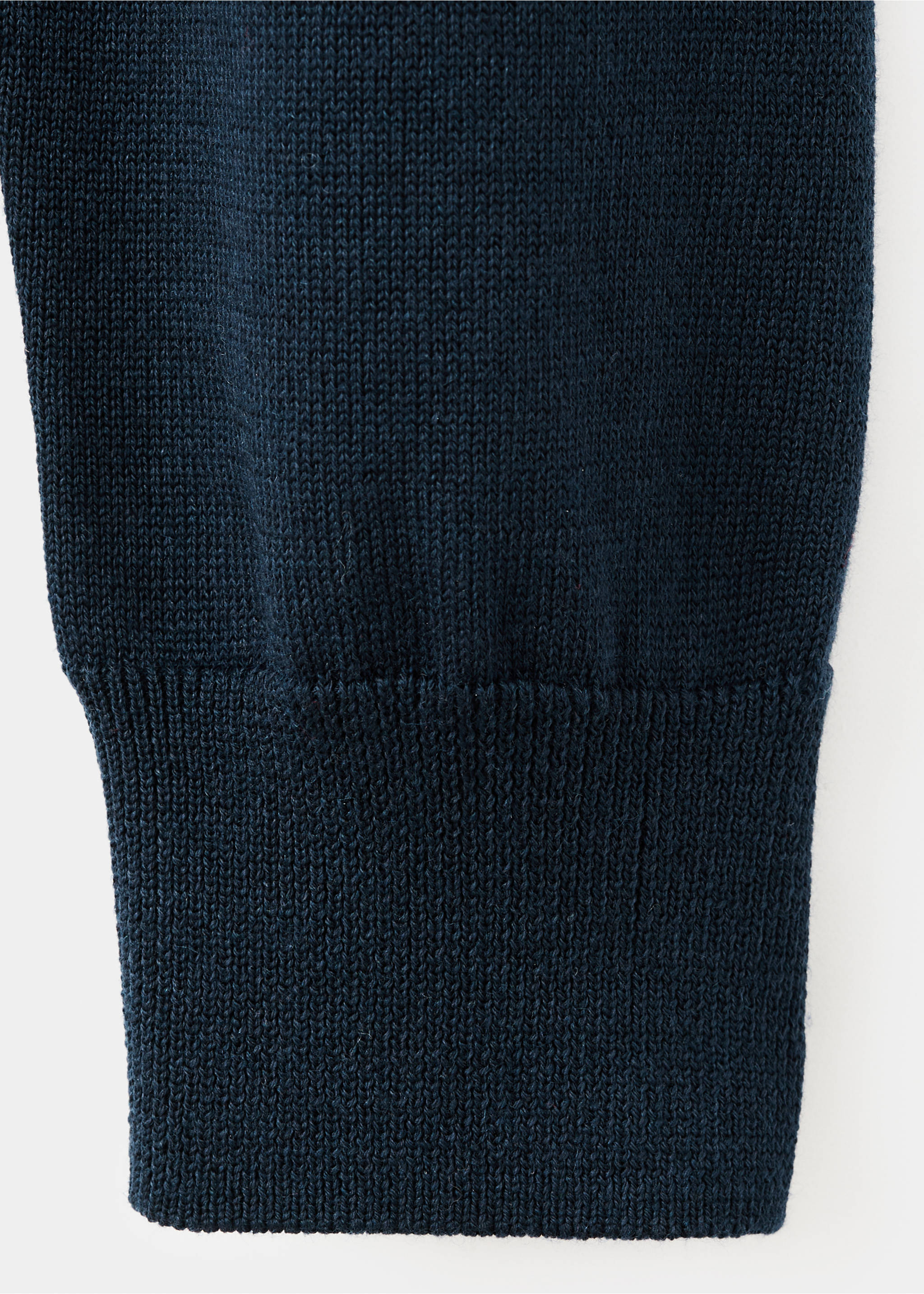 Chunky-knit wool-blend cardigan - Details of the article 0, Dark Navy. Ref: 27071191-00.