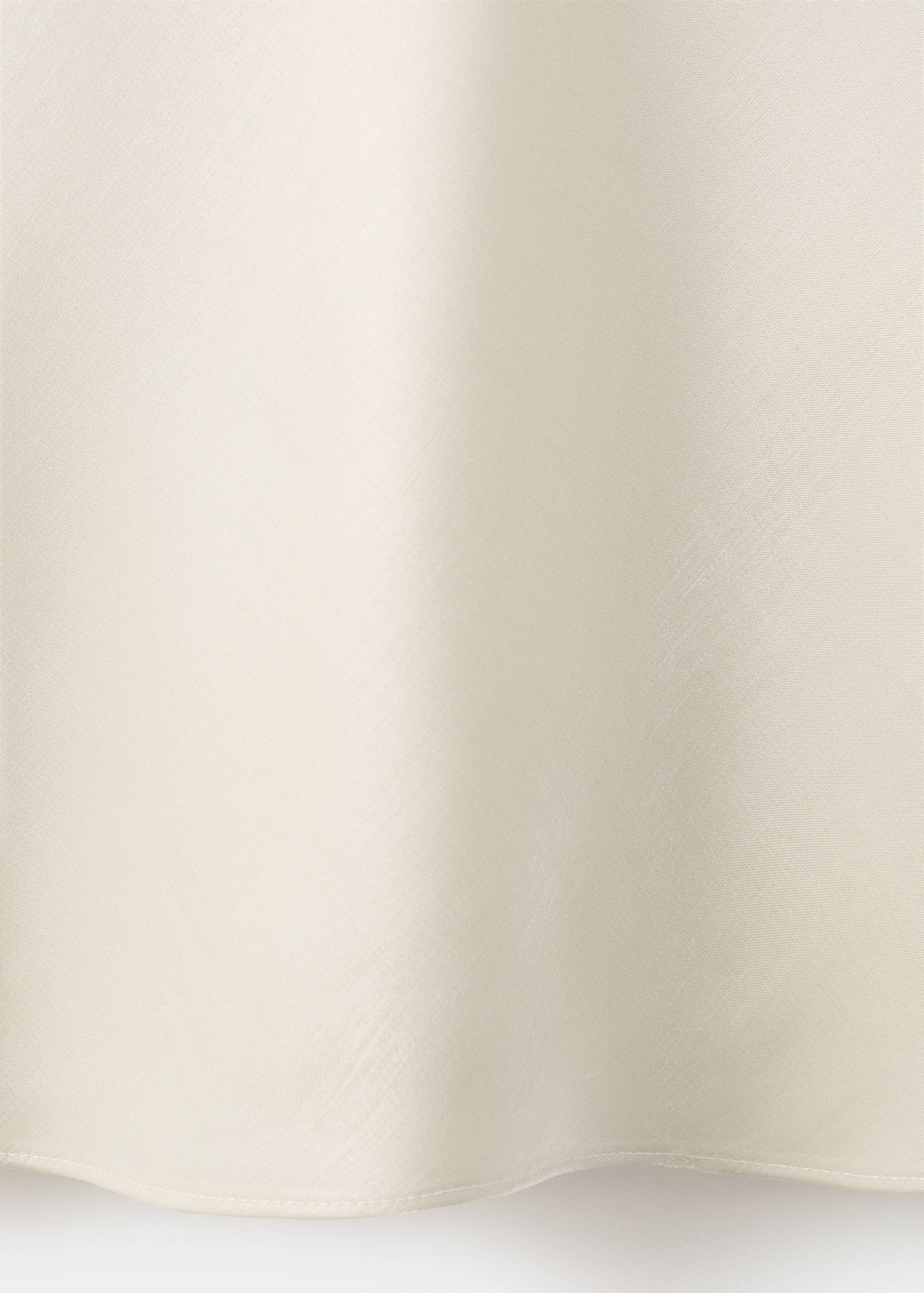 Satin dress with a low-cut neckline - Details of the article 0