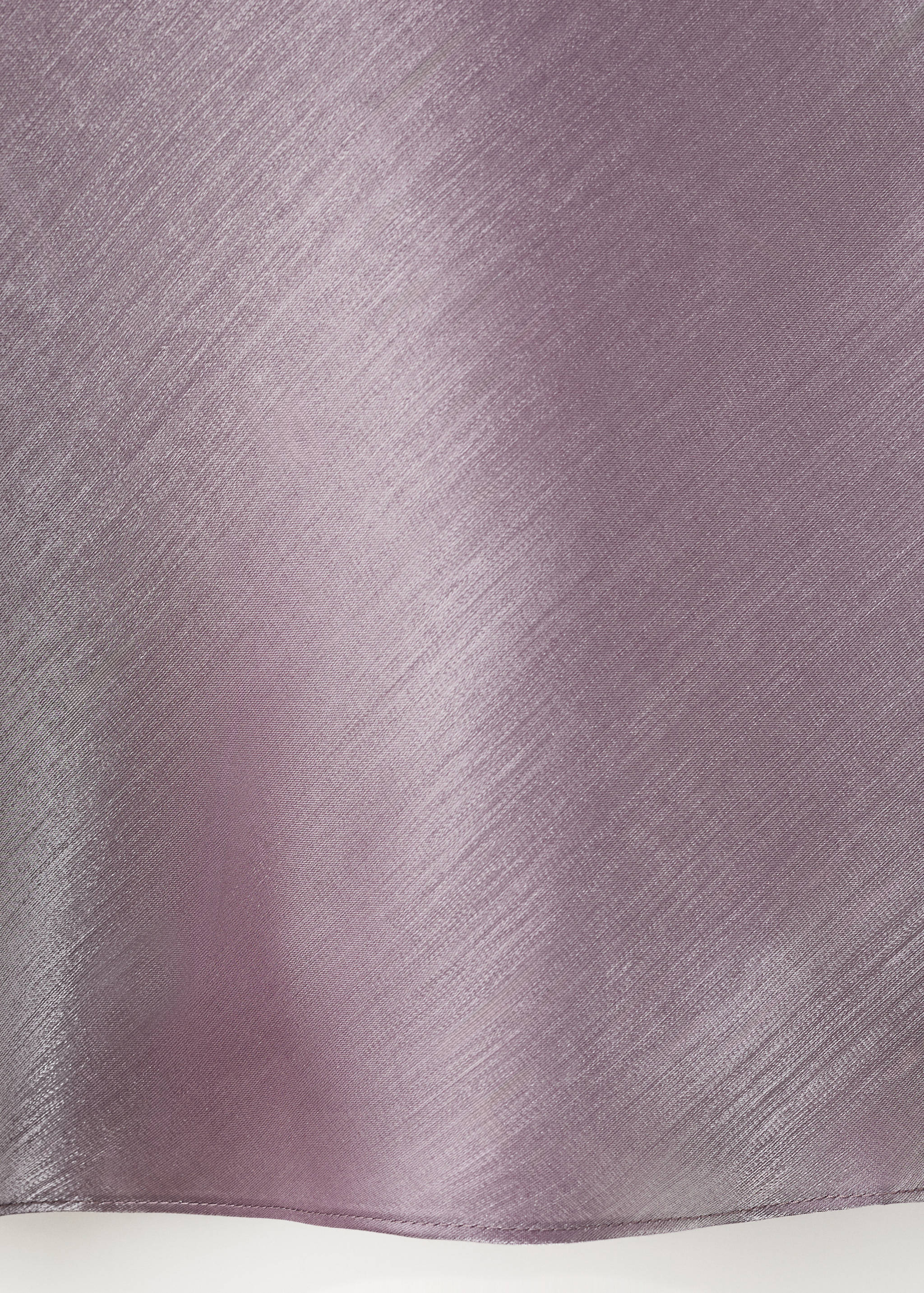 Satin dress with a low-cut neckline - Details of the article 0