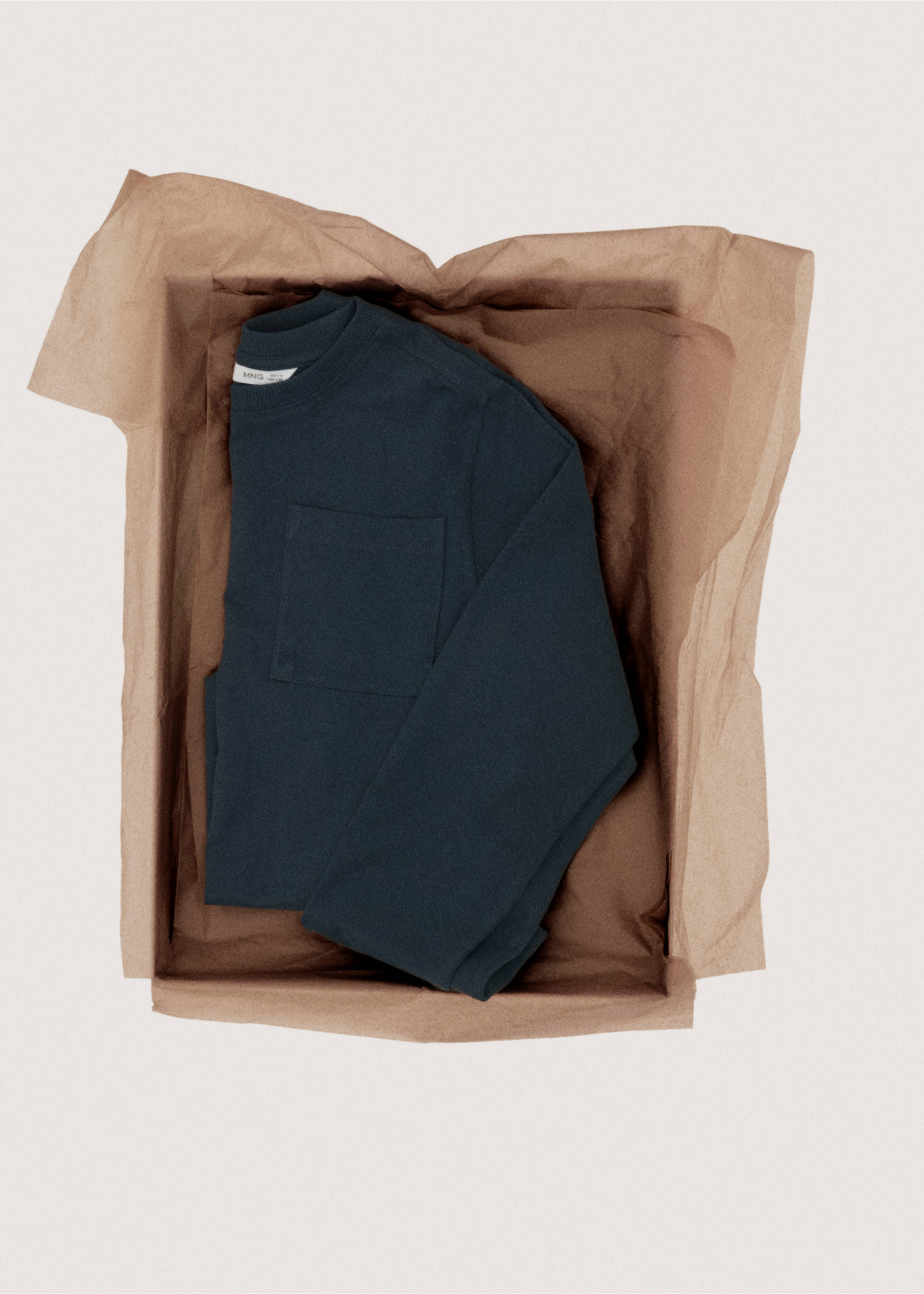 Camiseta manga larga bolsillo - Detalle del artículo 7, Azul marino. Ref: 27071195-00.