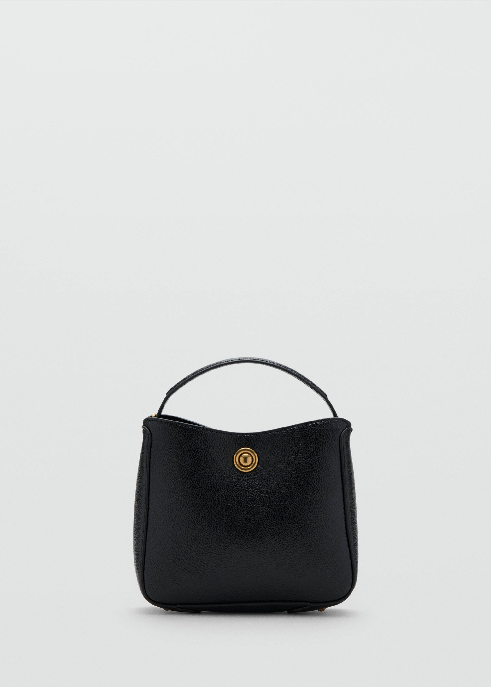 Small bucket bag with metal detail - Article without model, Black. Ref: 27071197-00.