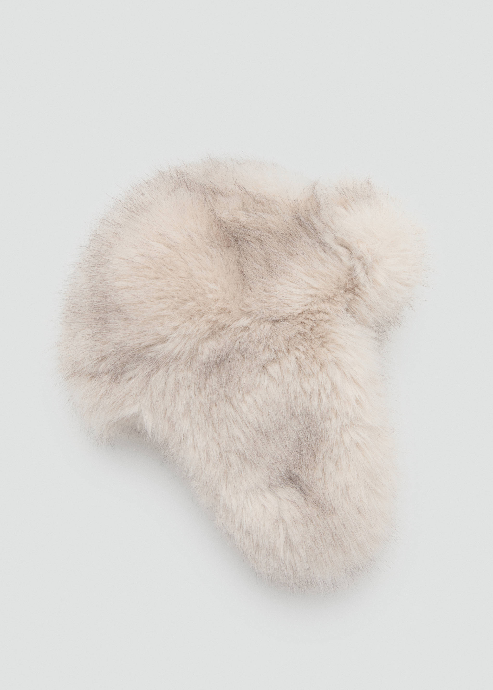 Faux-fur beanie - Medium plane