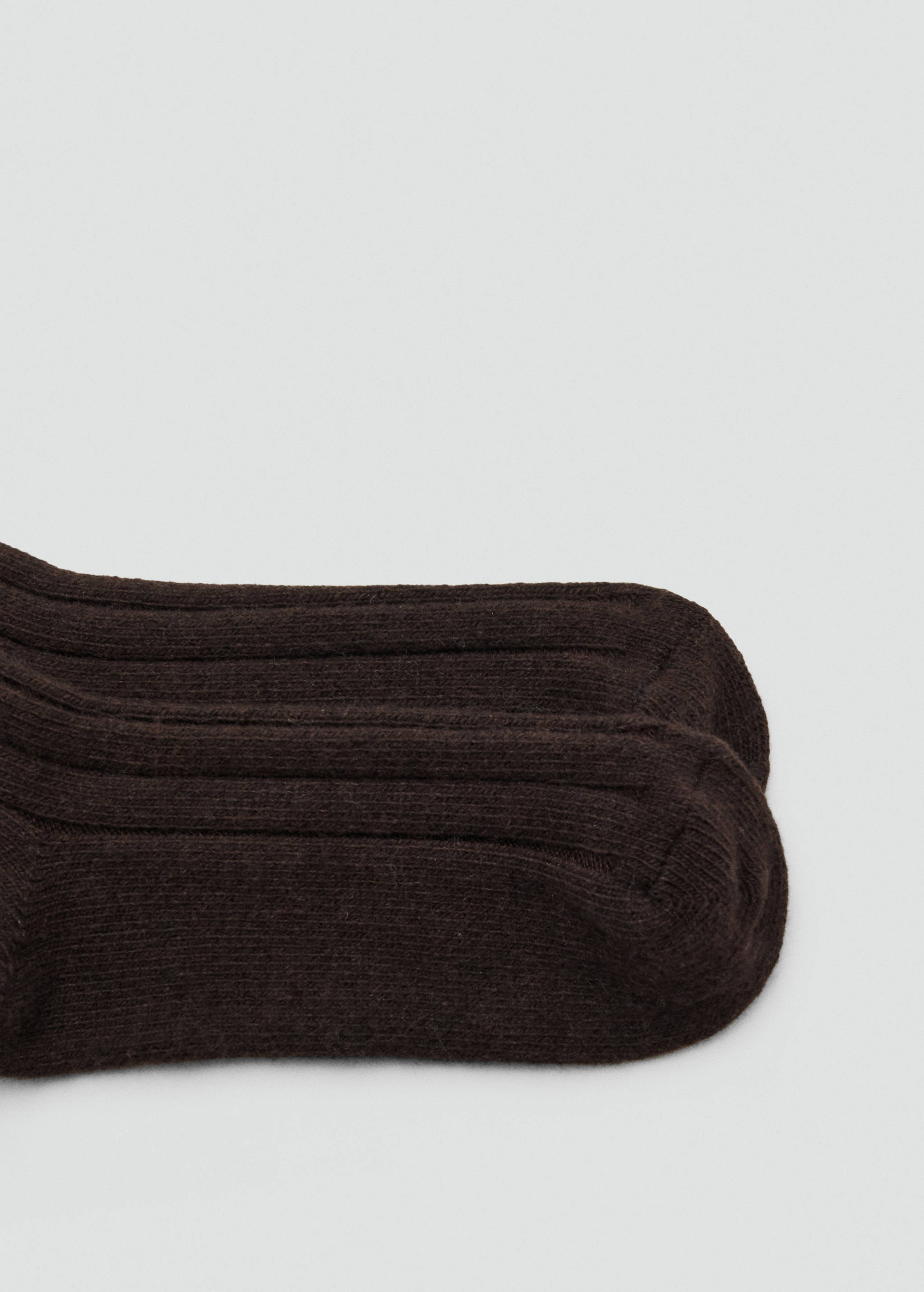 Ribbed wool blend socks - Details of the article 1