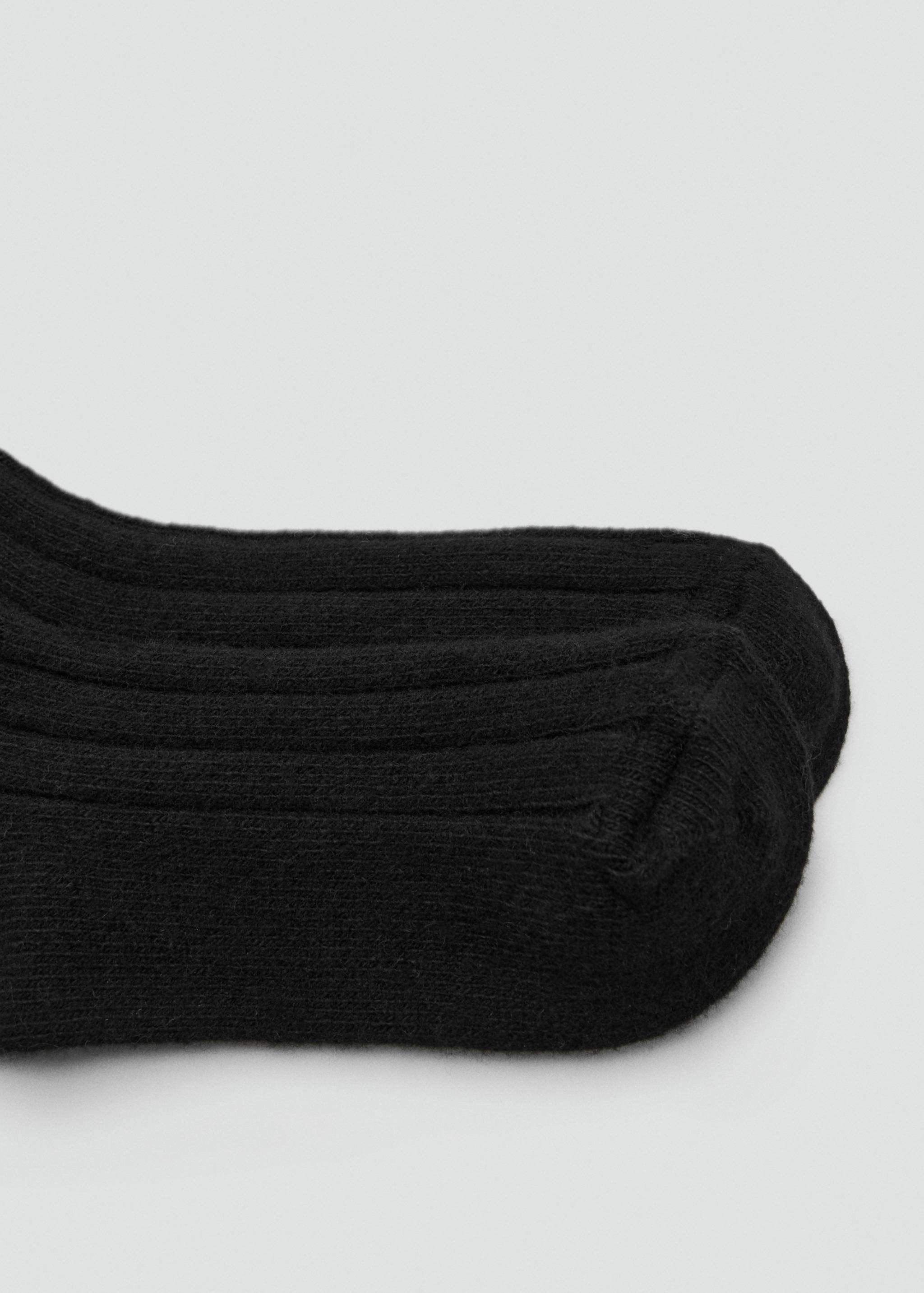 Ribbed wool blend socks - Details of the article 1
