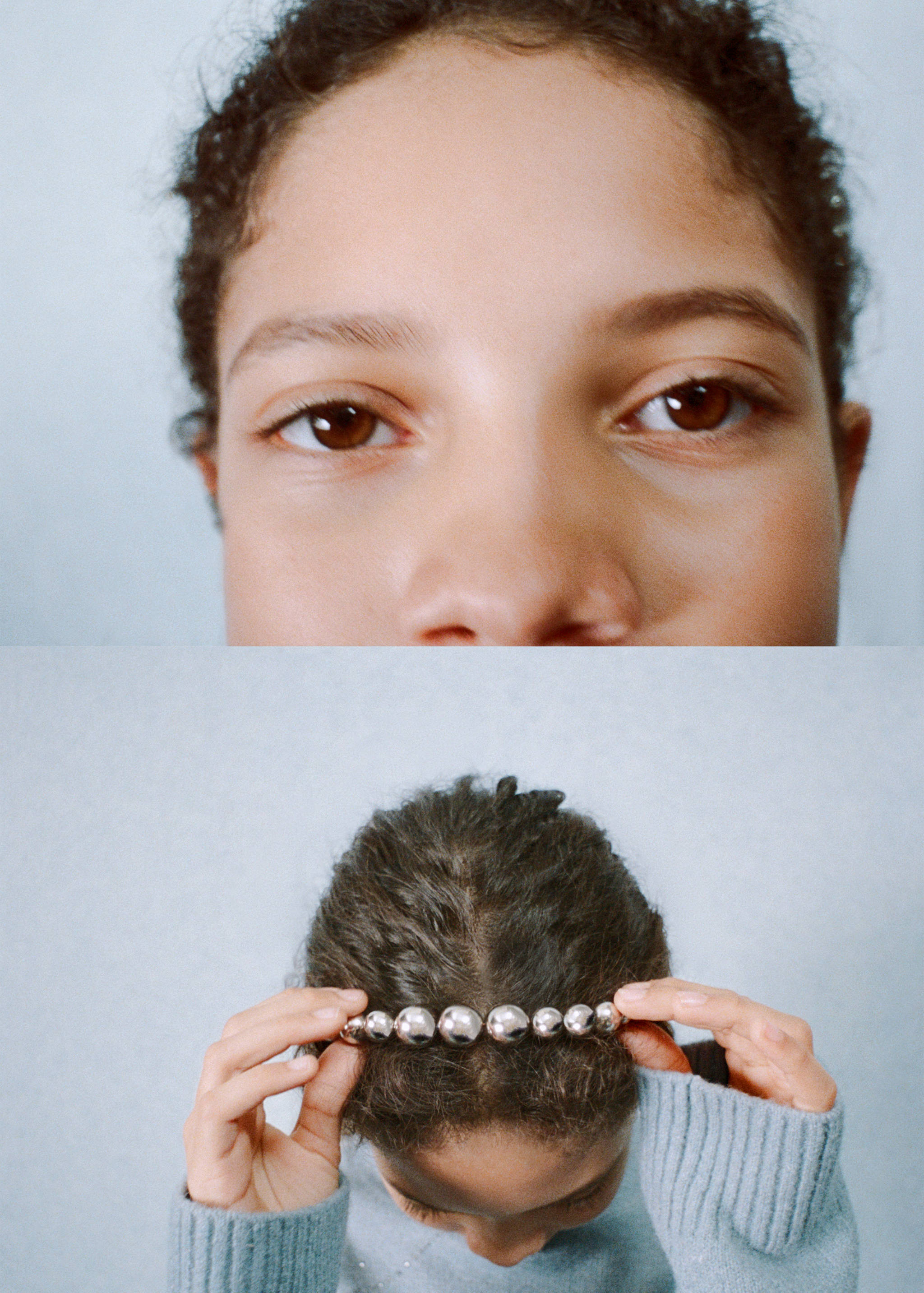 Обруч з аплікацією та бісером - Загальний план