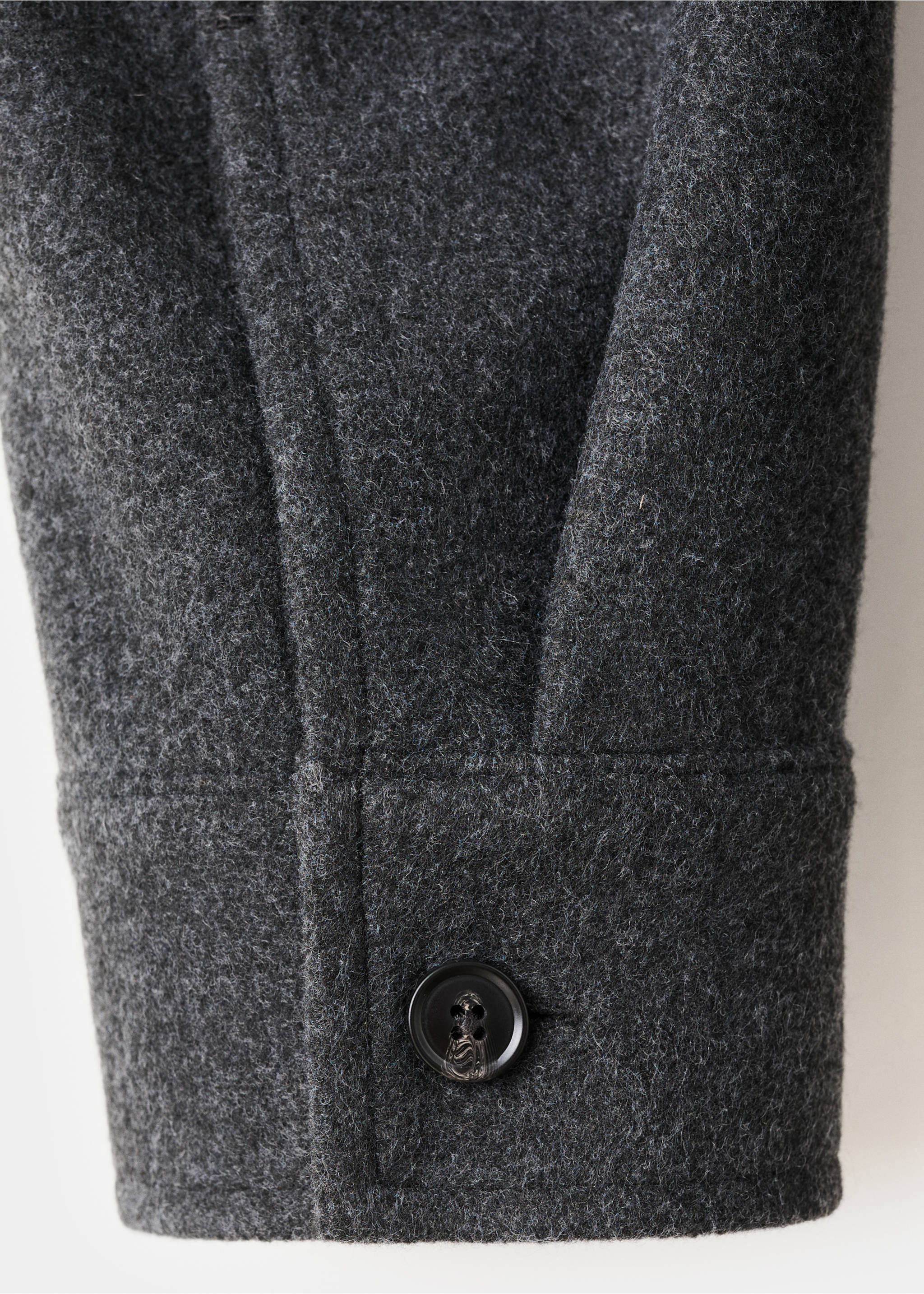 Surchemise flanelle regular-fit - Détail de l'article 0, Gris chiné foncé. Ref: 27071211-00.