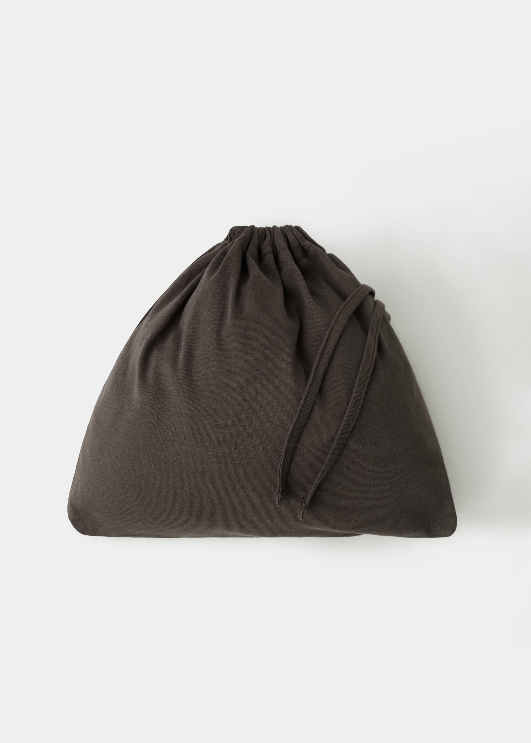 Two-piece plain cotton pyjamas - Details of the article 0, Chocolate. Ref: 27071215-00.