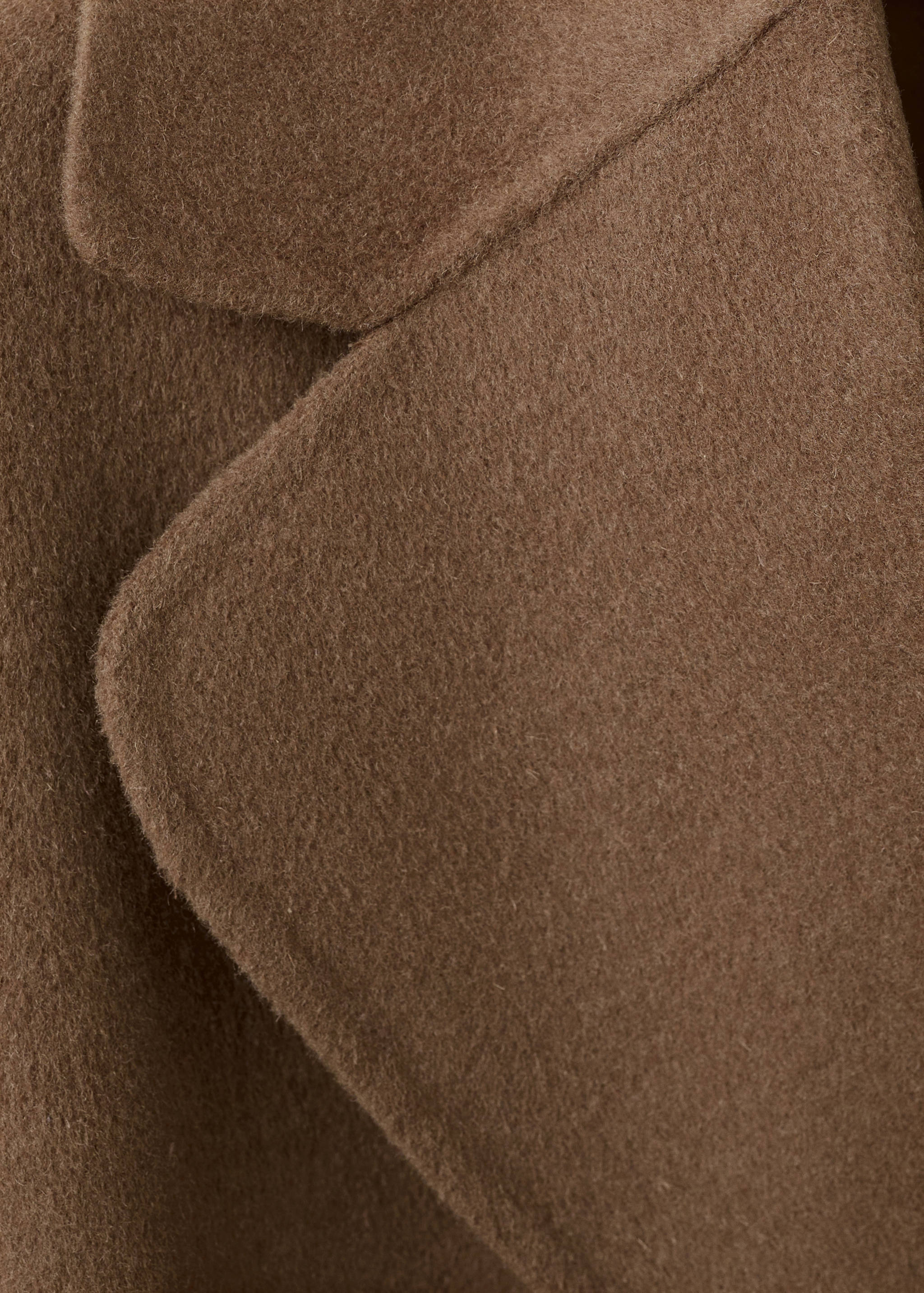 Manteau laine fait à la main ceinture - Détail de l'article 0