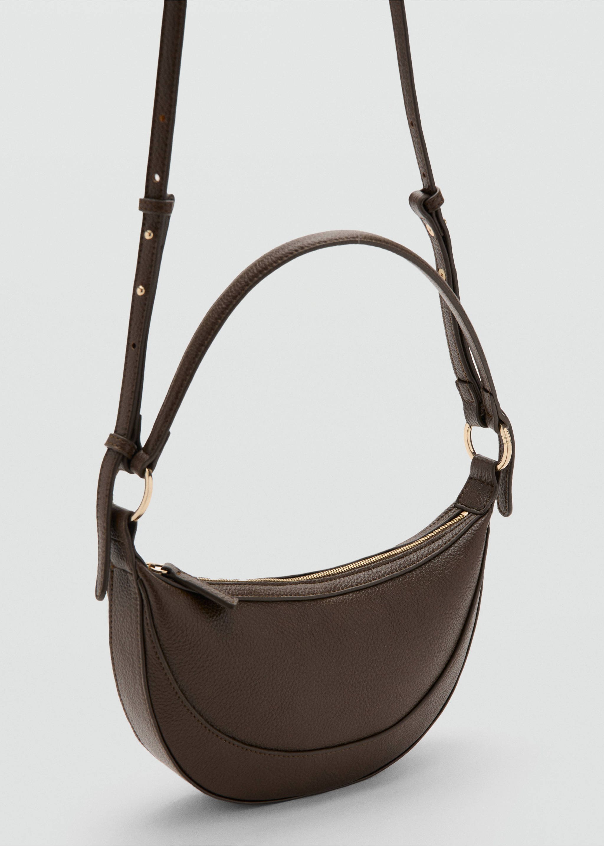 椭圆形单肩包 - null, 卡其. Ref: 27071217-00.