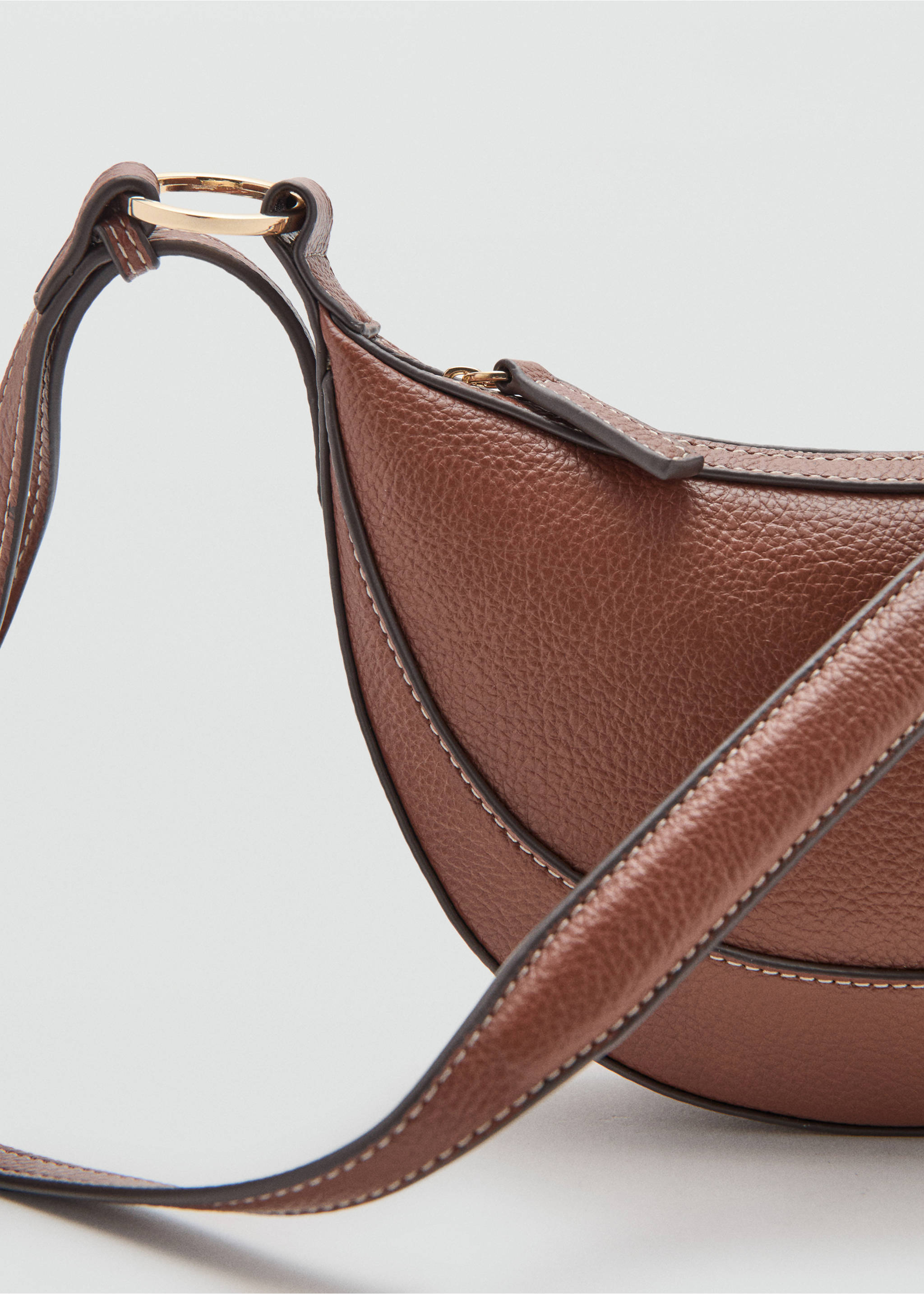 椭圆形单肩包 - null, 中褐色. Ref: 27071217-00.