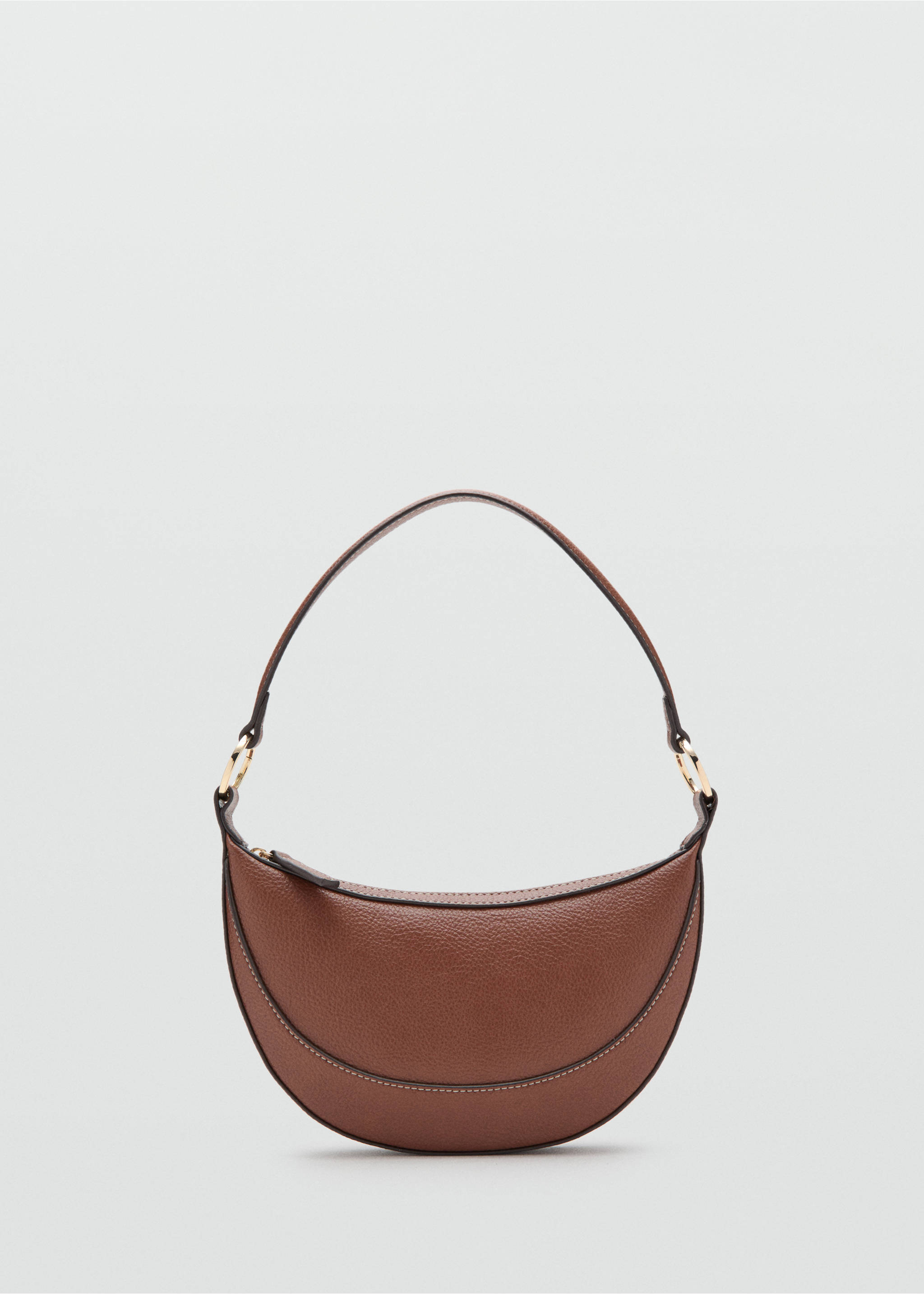 Oval shoulder bag - Article without model, Leather. Ref: 27071217-00.