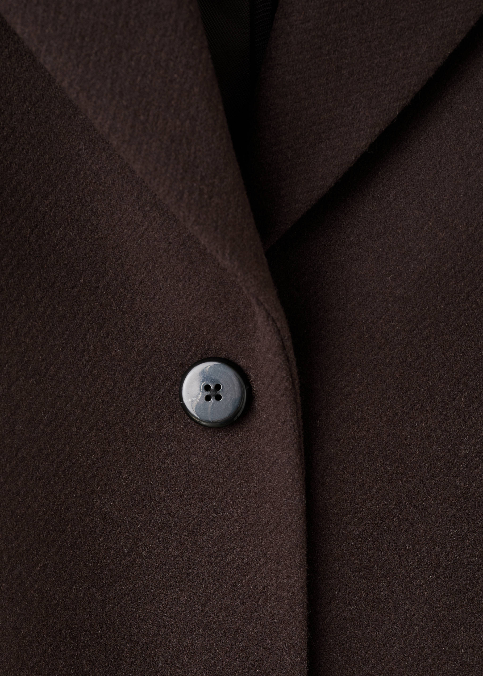 Manteau laine col imitation fourrure - Détail de l'article 8