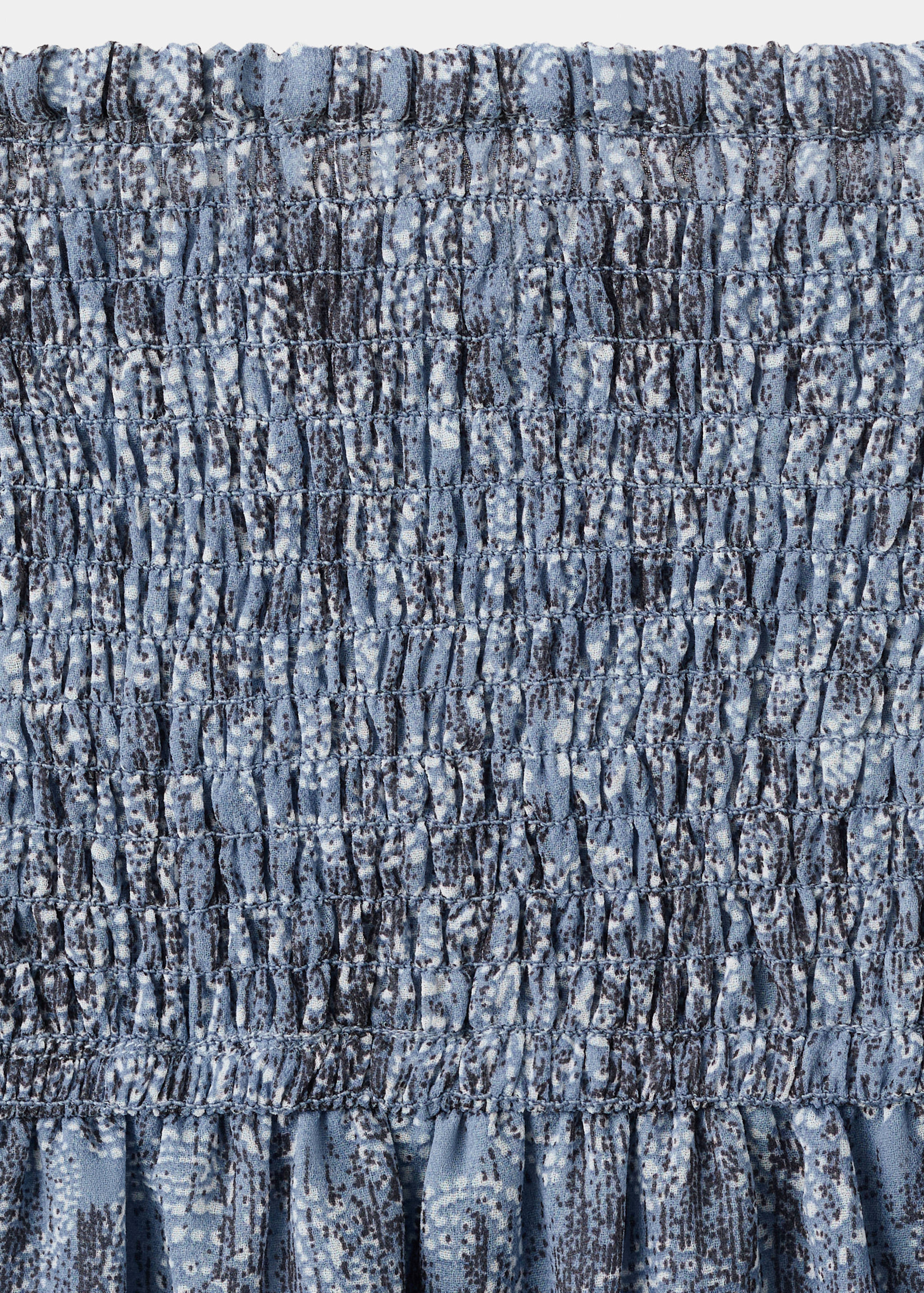 Длинная юбка с принтом - Деталь изделия 8